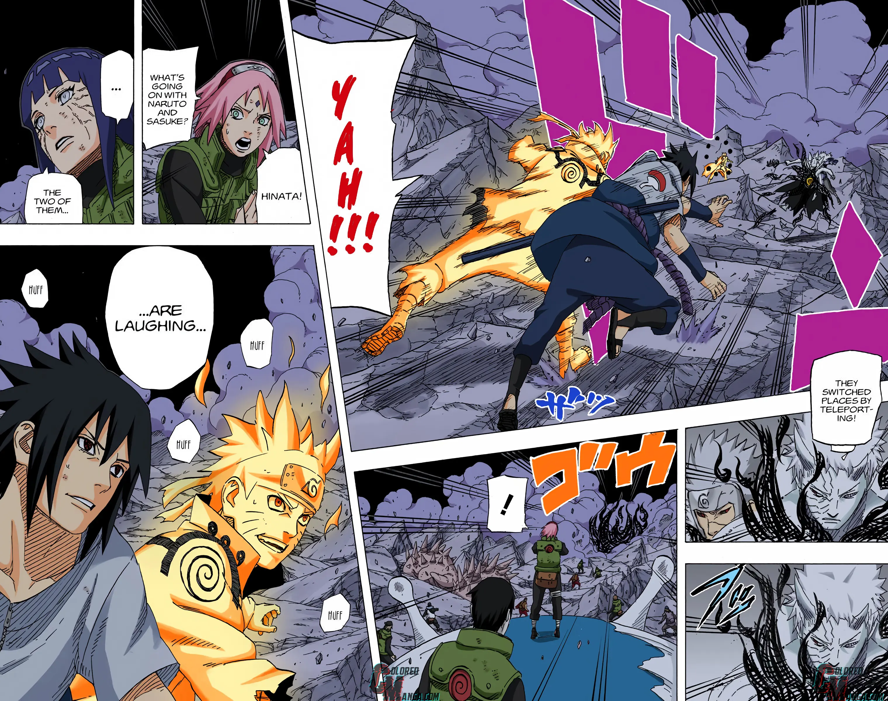 Naruto Colored Manga Online, chapter 641, page 12