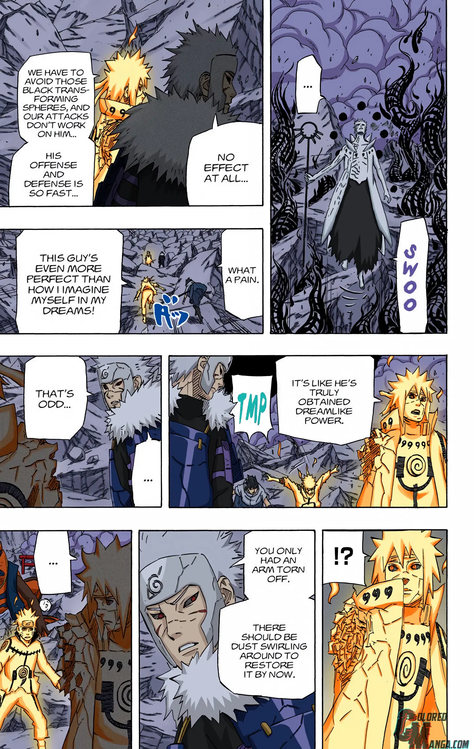 Naruto Colored Manga Online, chapter 642, page 3