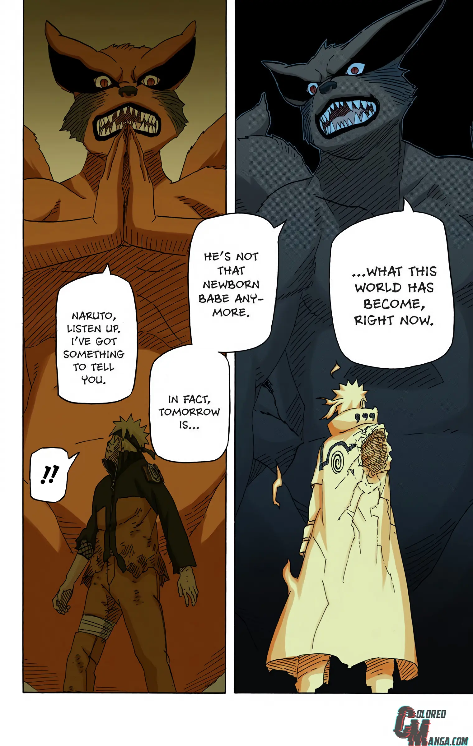 Naruto Colored Manga Online, chapter 643, page 2