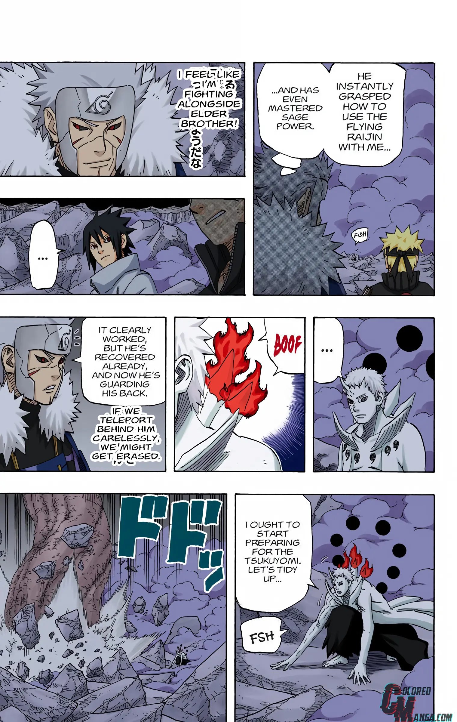 Naruto Colored Manga Online, chapter 643, page 5