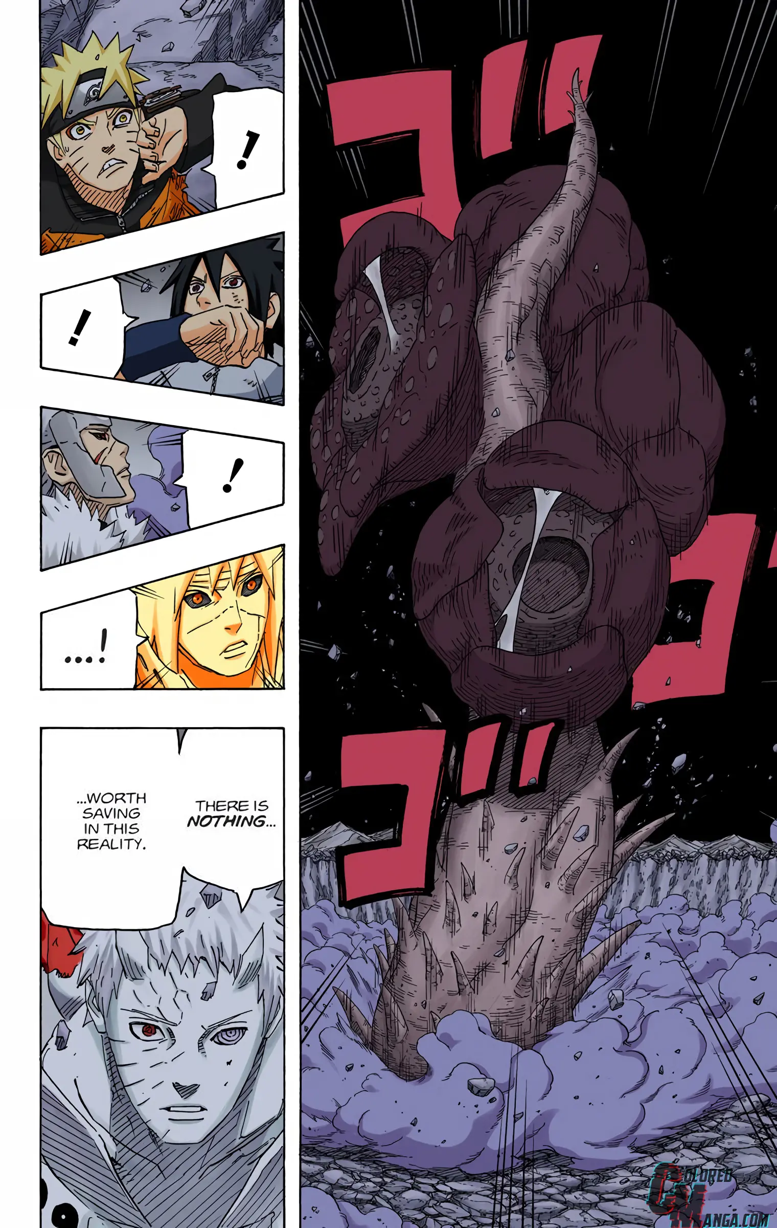Naruto Colored Manga Online, chapter 643, page 6