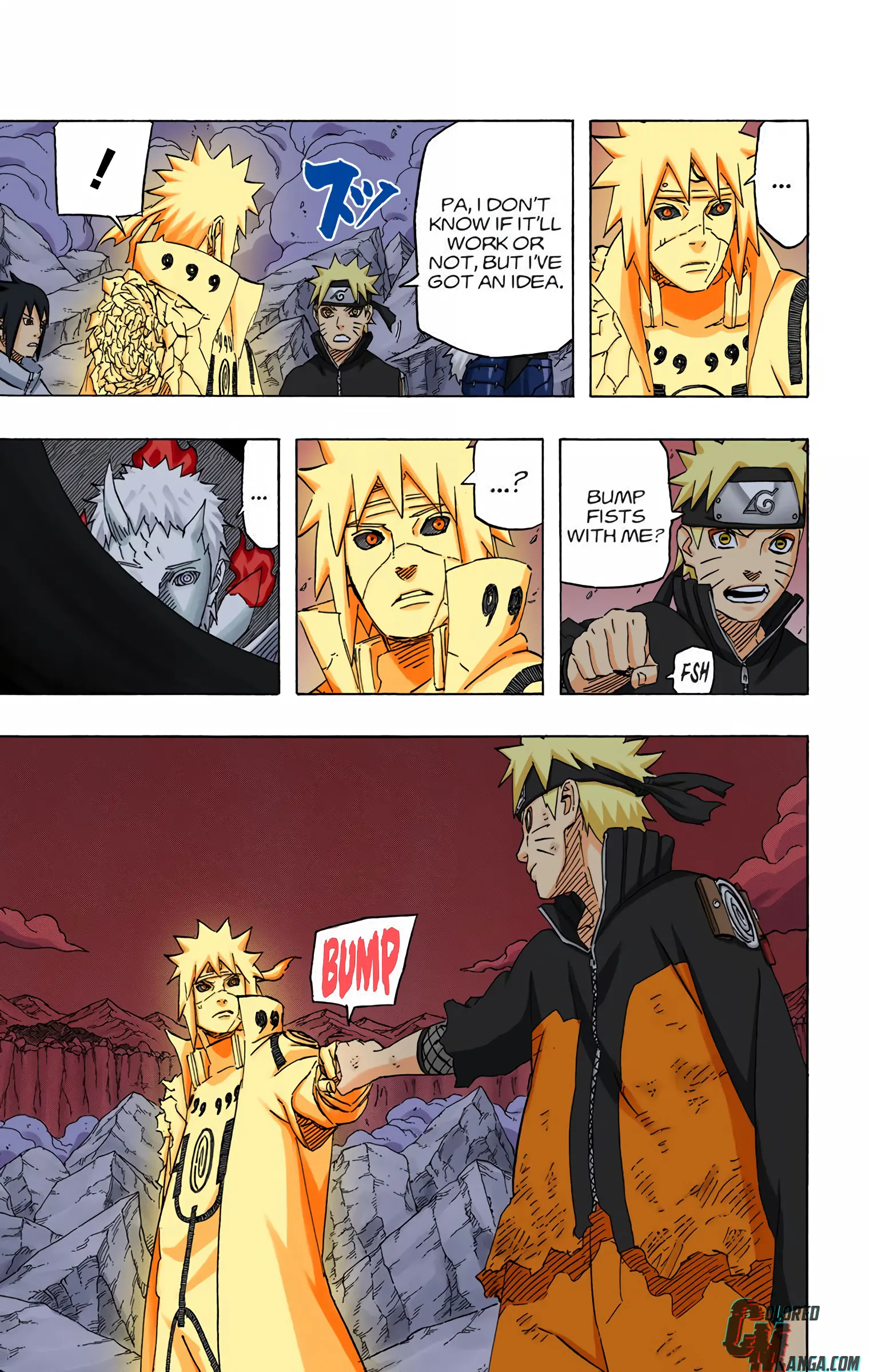 Naruto Colored Manga Online, chapter 643, page 12