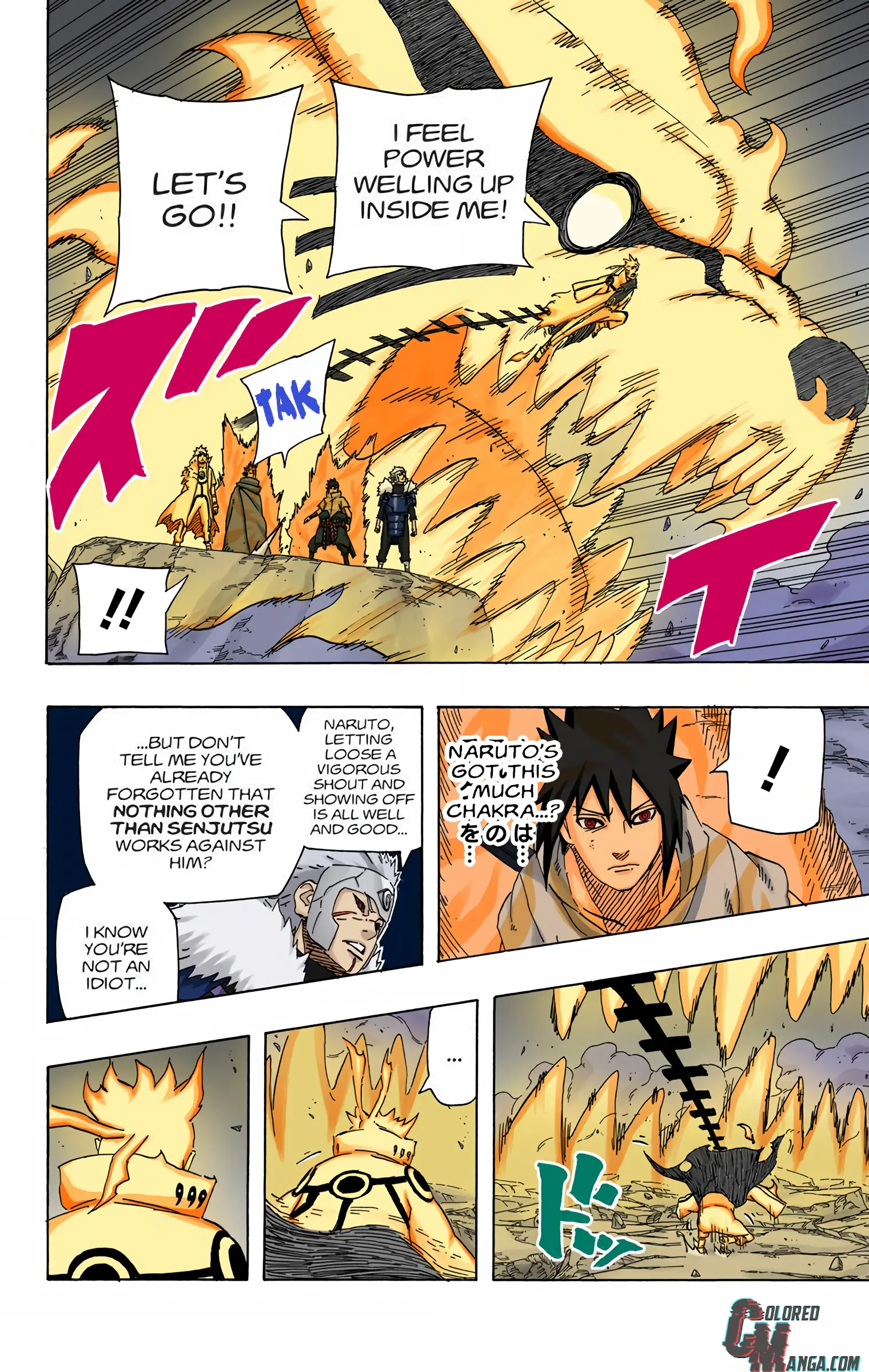 Naruto Colored Manga Online, chapter 645, page 2