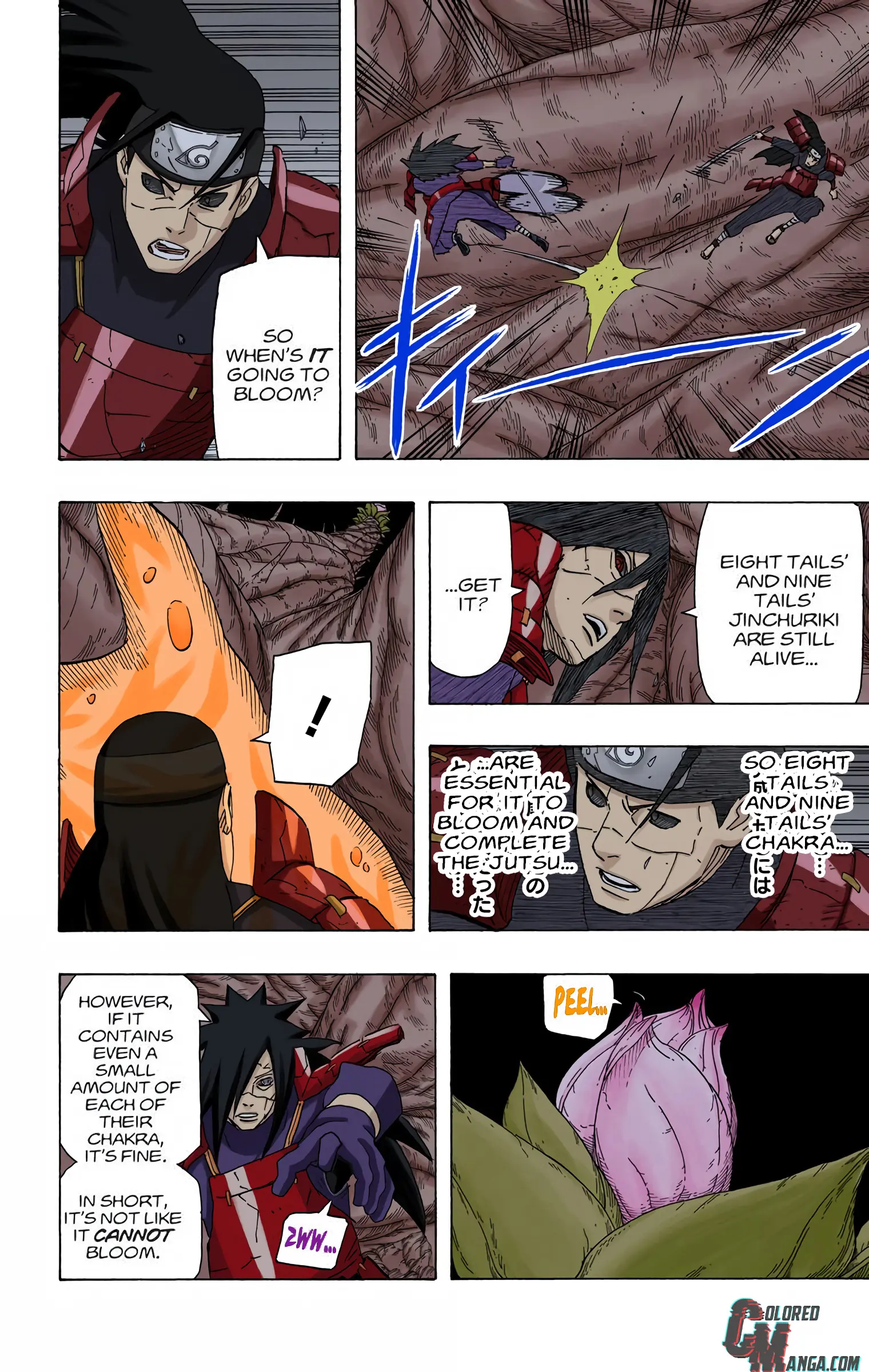 Naruto Colored Manga Online, chapter 647, page 8