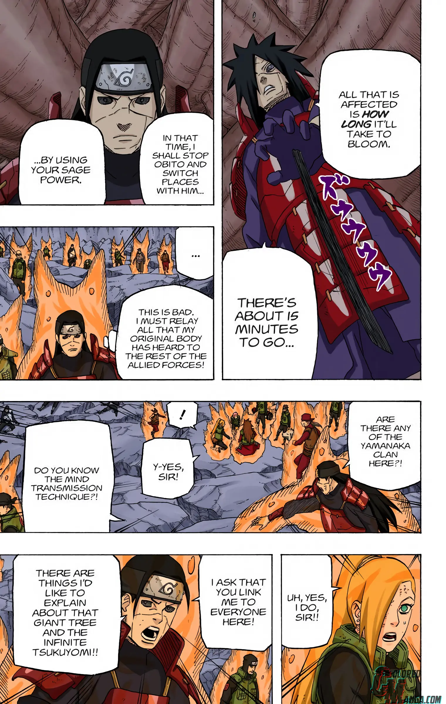 Naruto Colored Manga Online, chapter 647, page 9