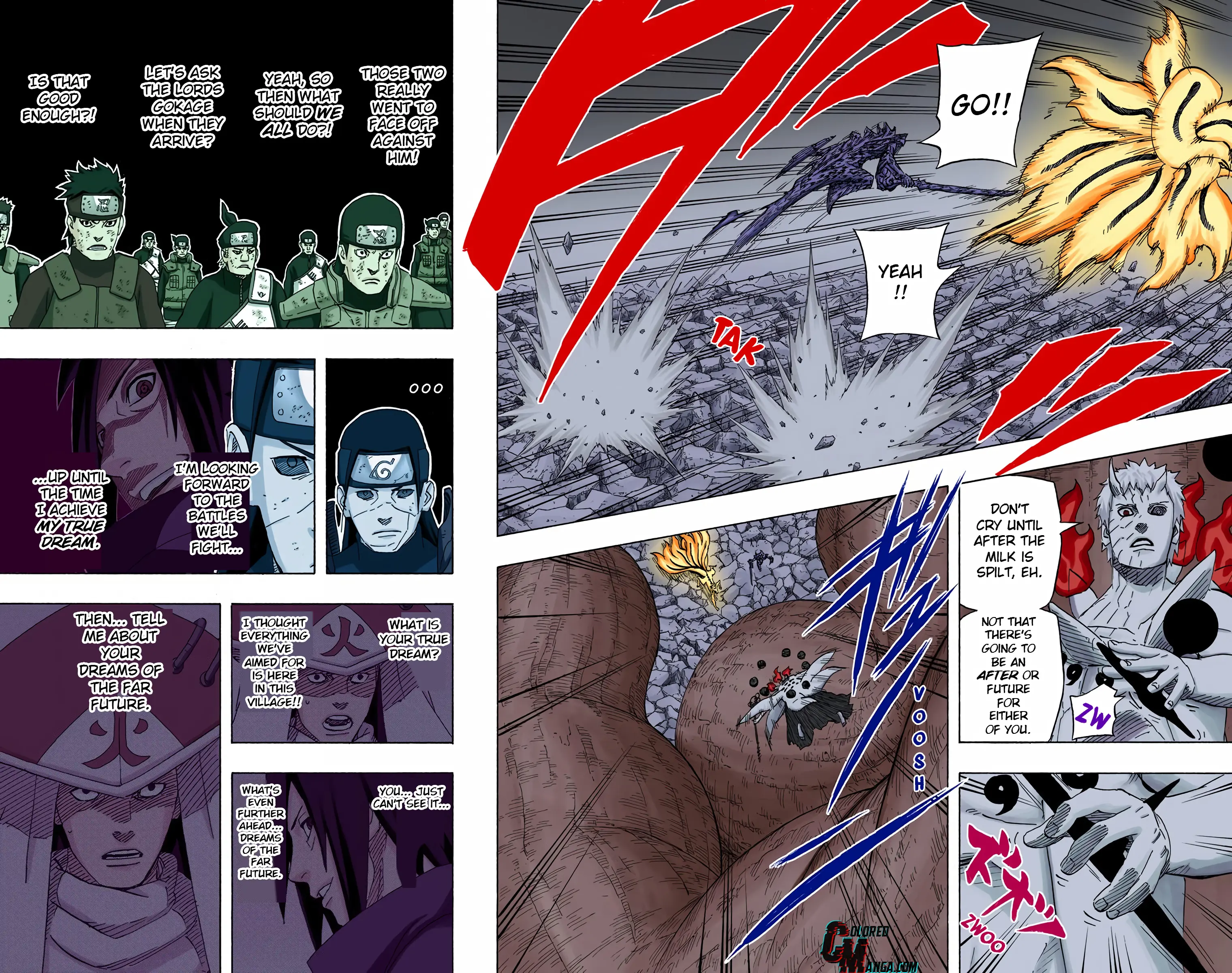 Naruto Colored Manga Online, chapter 648, page 11