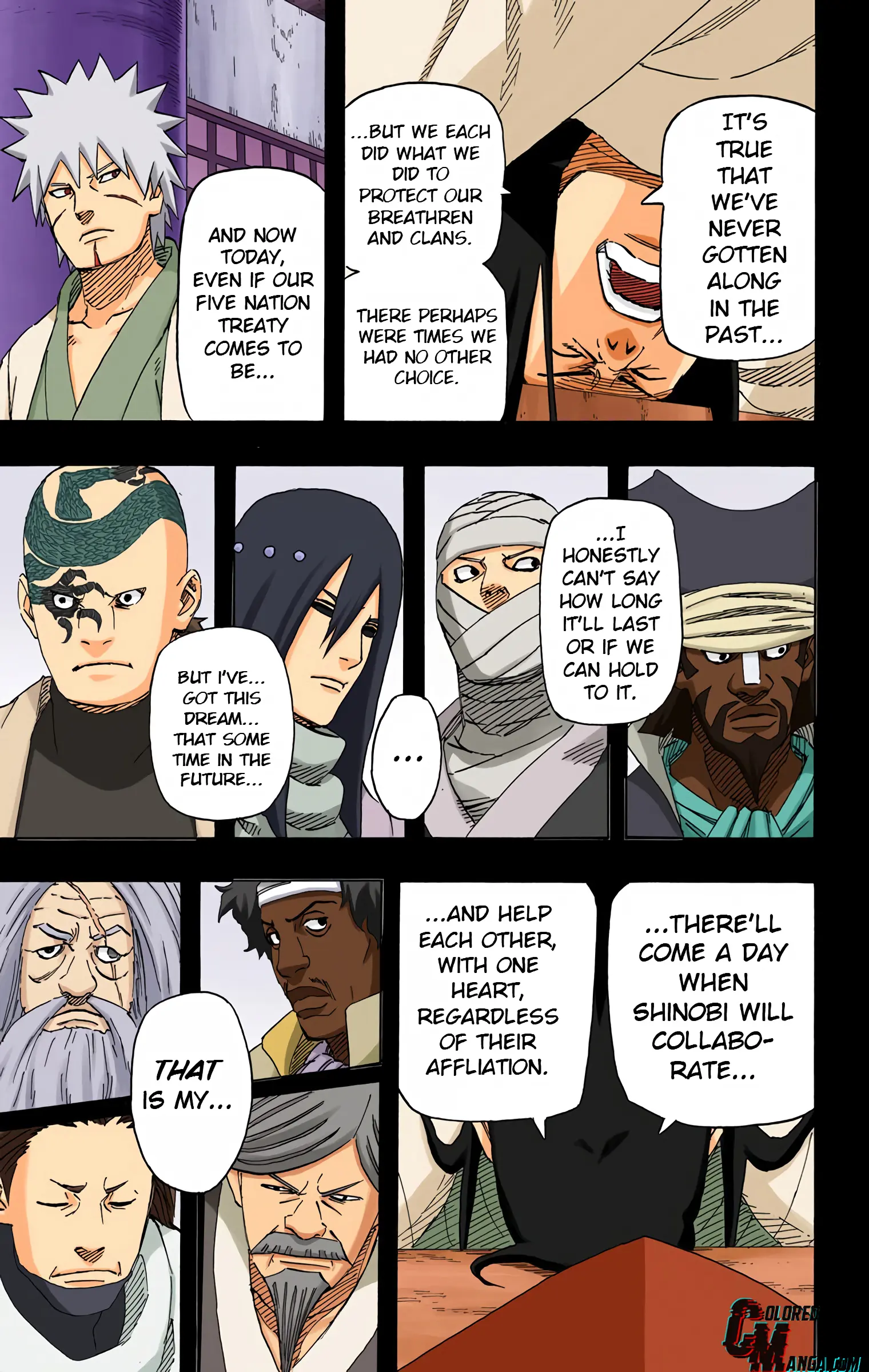 Naruto Colored Manga Online, chapter 648, page 18