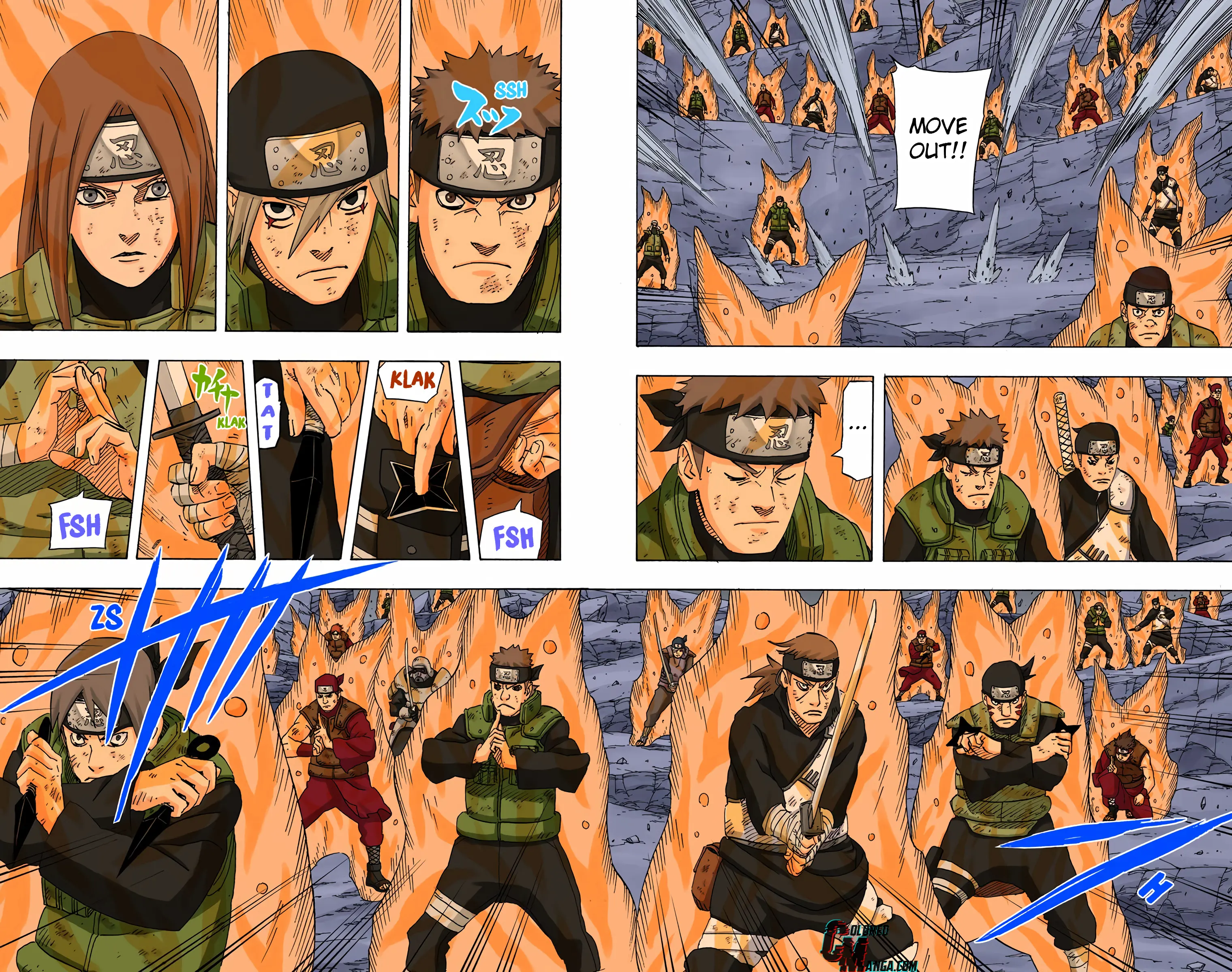 Naruto Colored Manga Online, chapter 649, page 3
