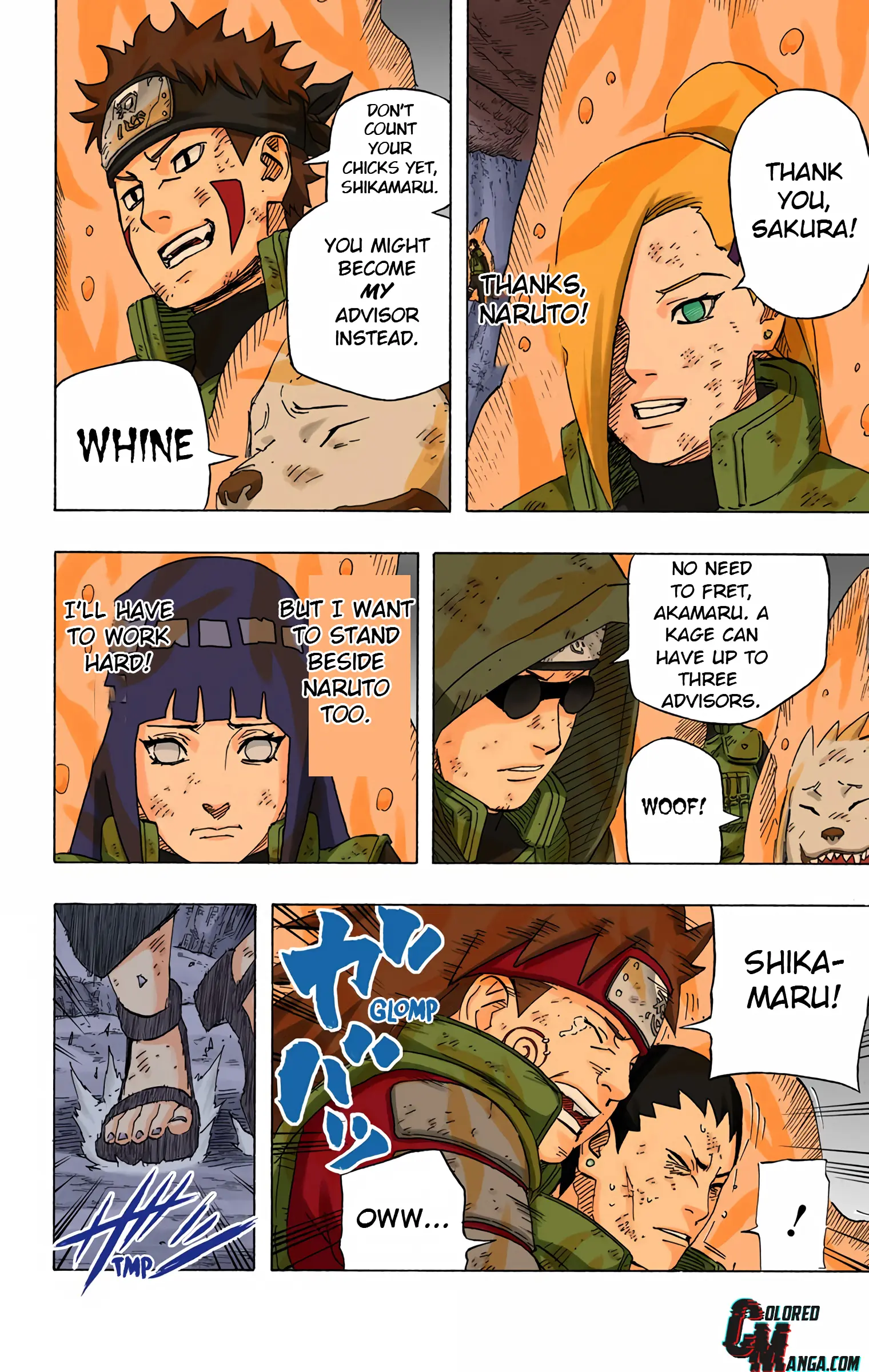 Naruto Colored Manga Online, chapter 649, page 12