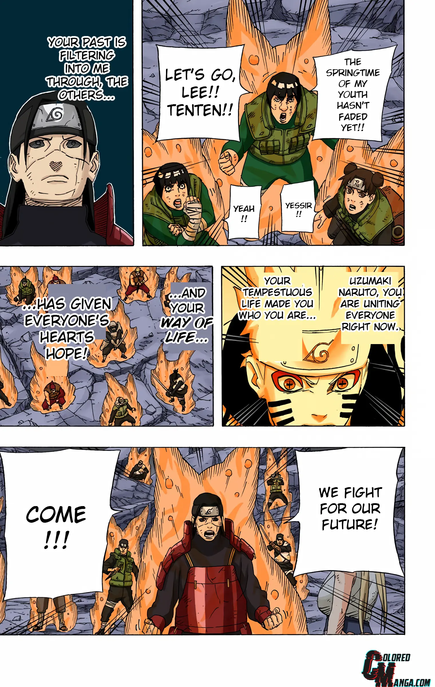 Naruto Colored Manga Online, chapter 649, page 17