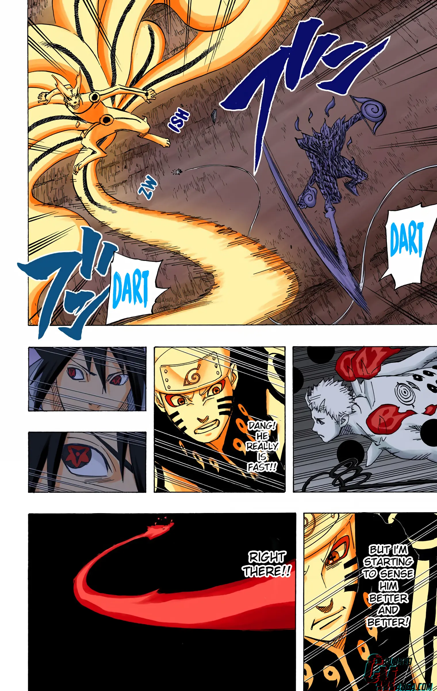 Naruto Colored Manga Online, chapter 650, page 7