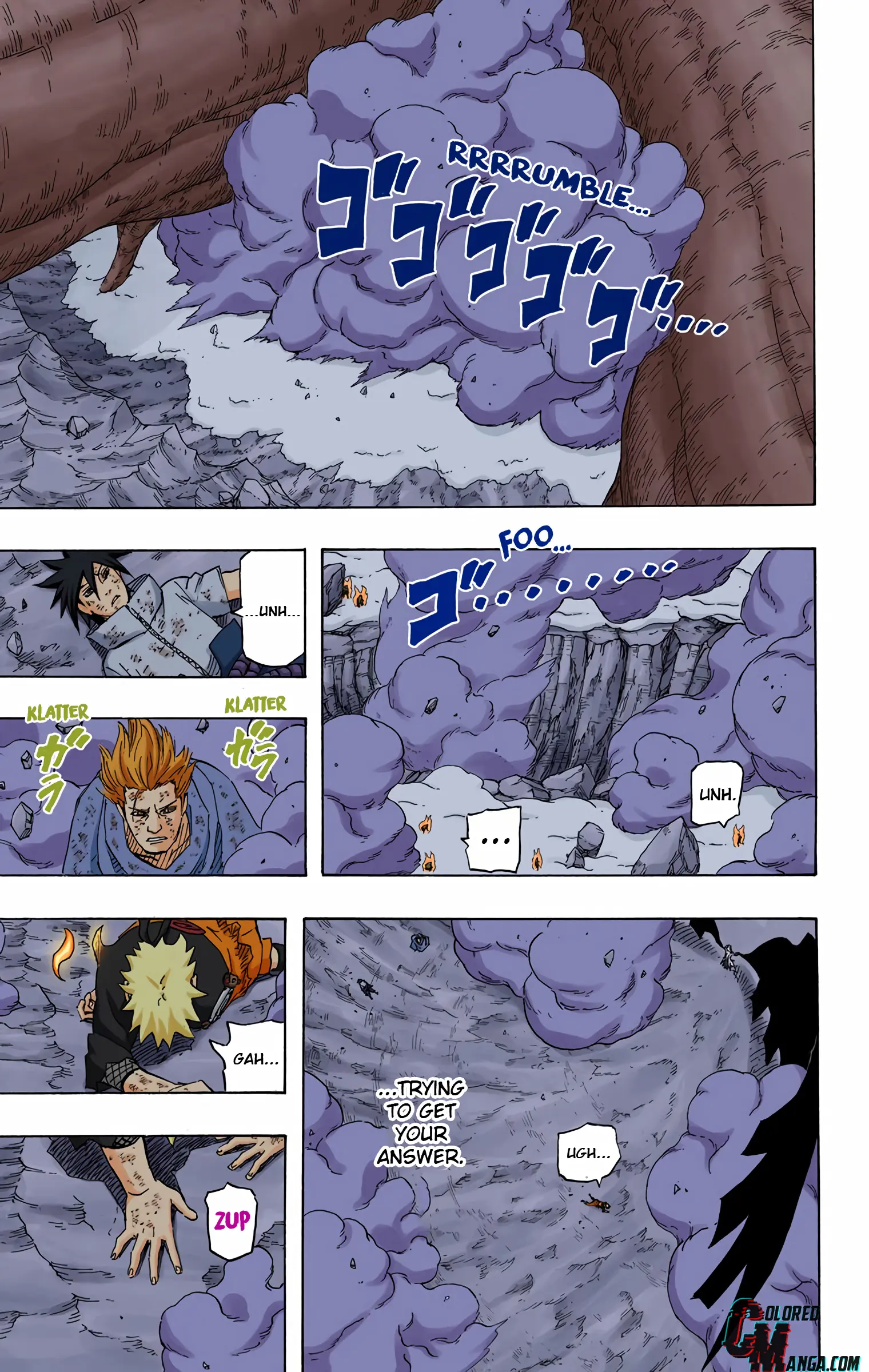 Naruto Colored Manga Online, chapter 650, page 11