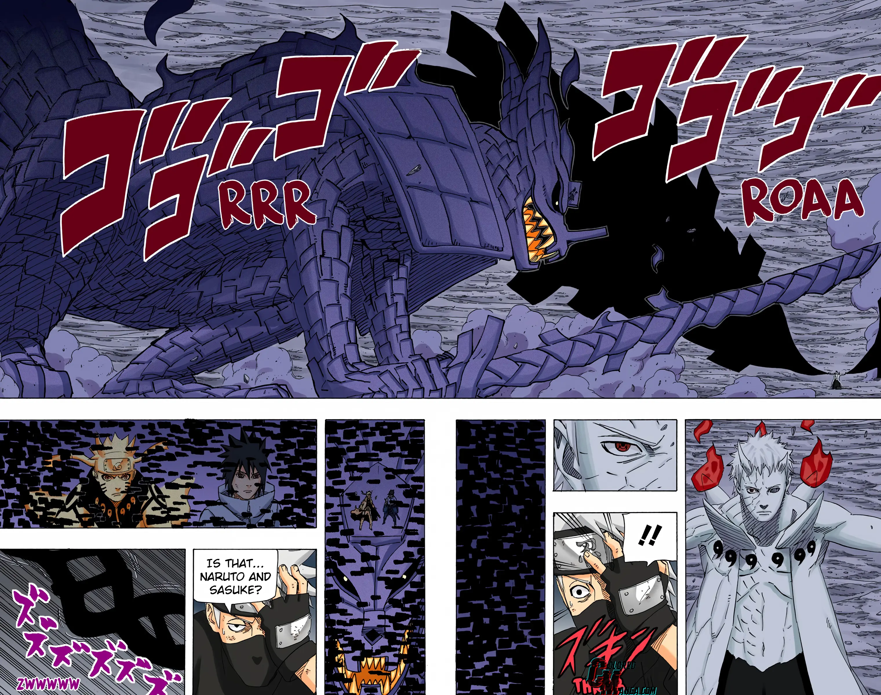 Naruto Colored Manga Online, chapter 651, page 2