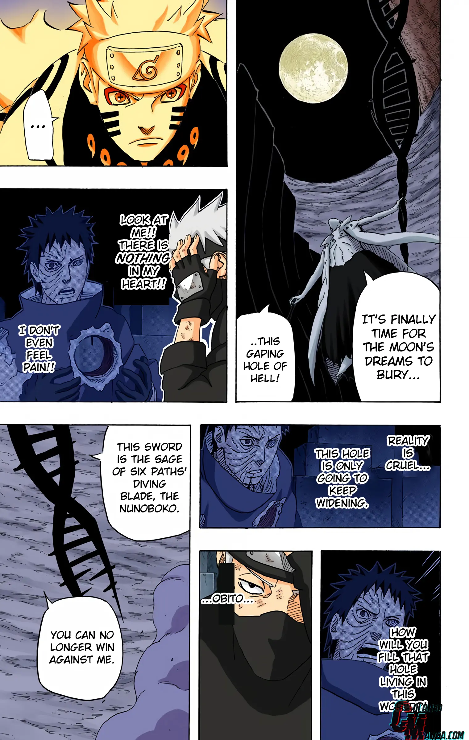 Naruto Colored Manga Online, chapter 651, page 4