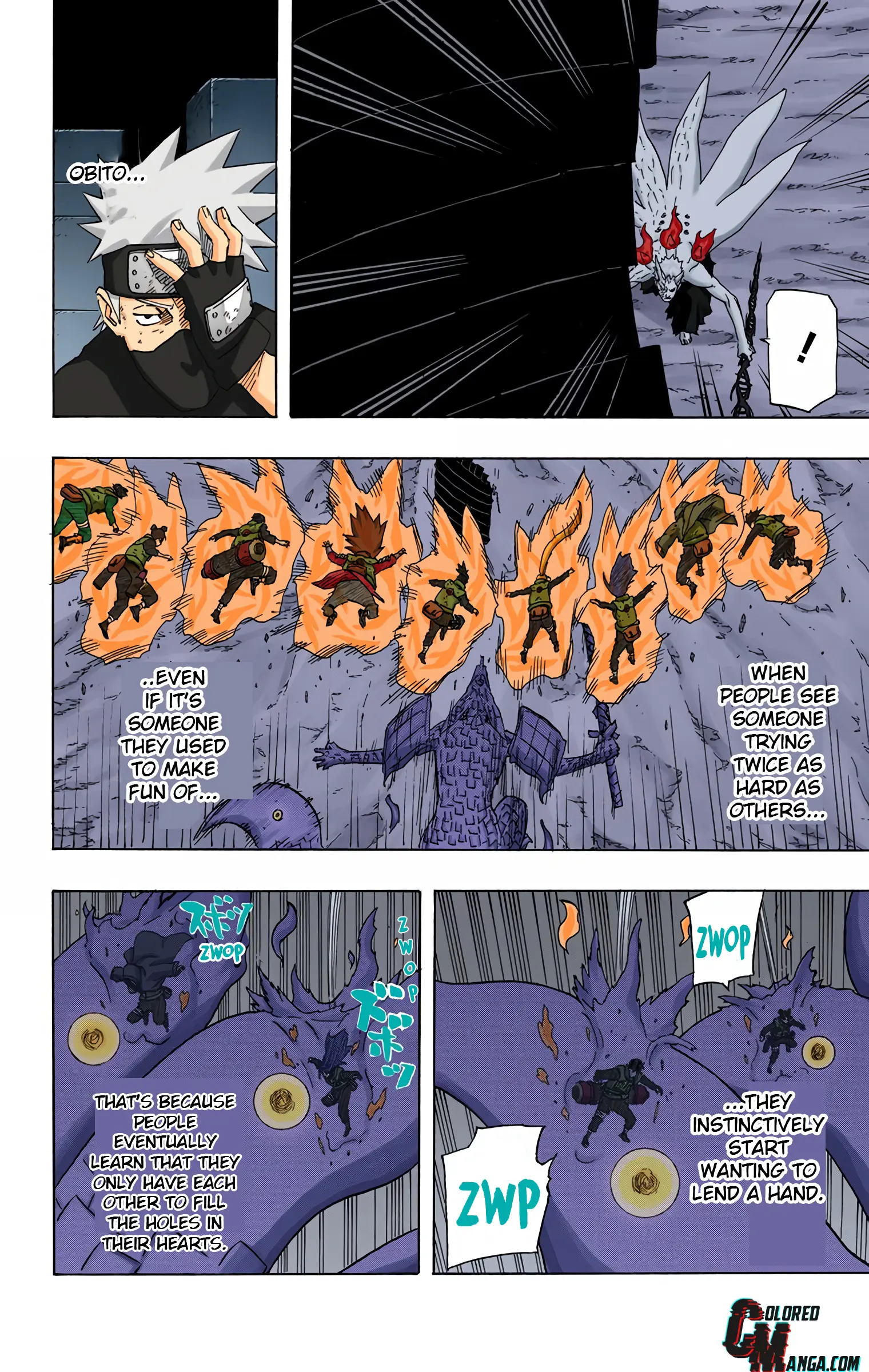 Naruto Colored Manga Online, chapter 651, page 7