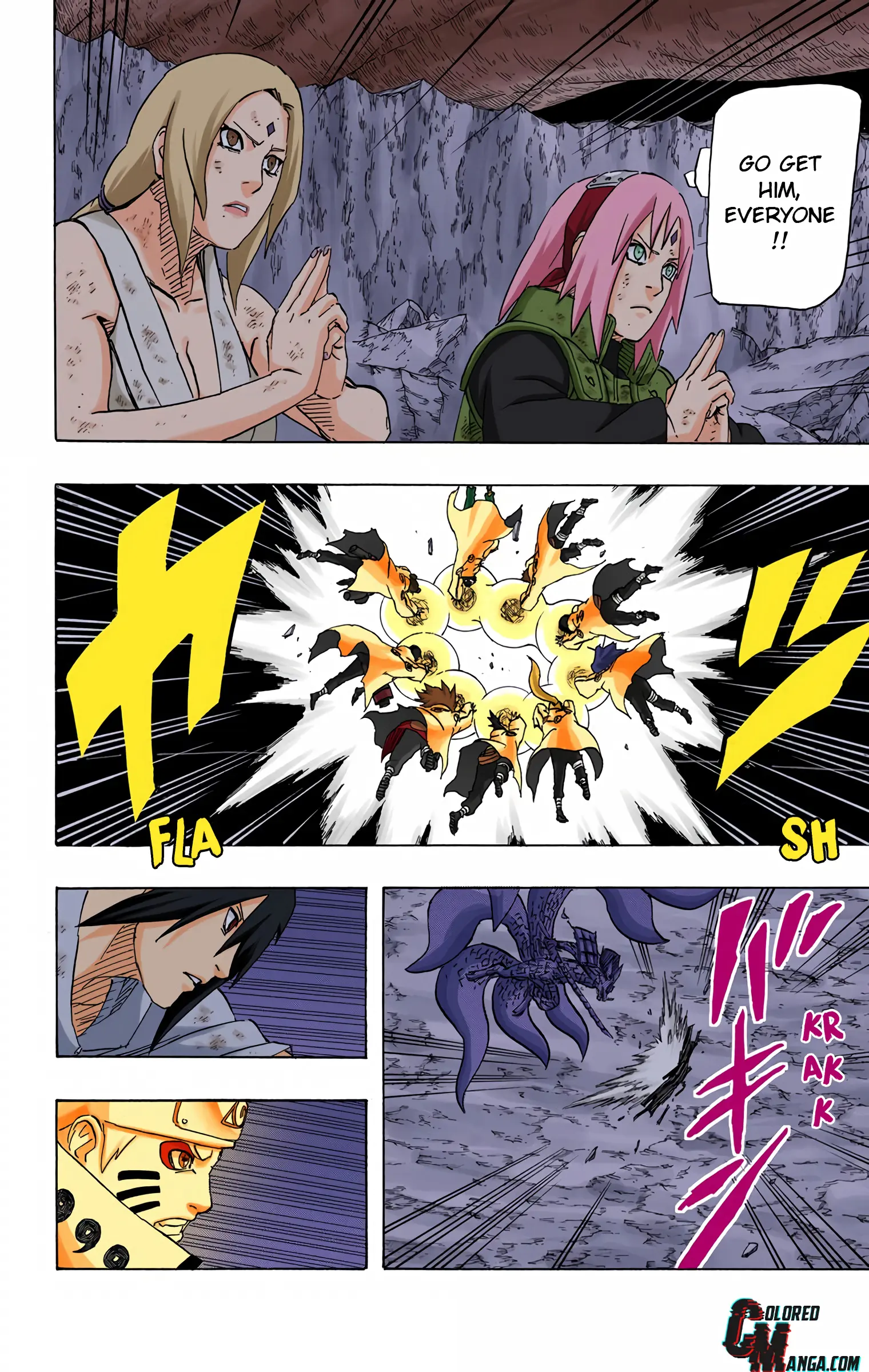 Naruto Colored Manga Online, chapter 651, page 10