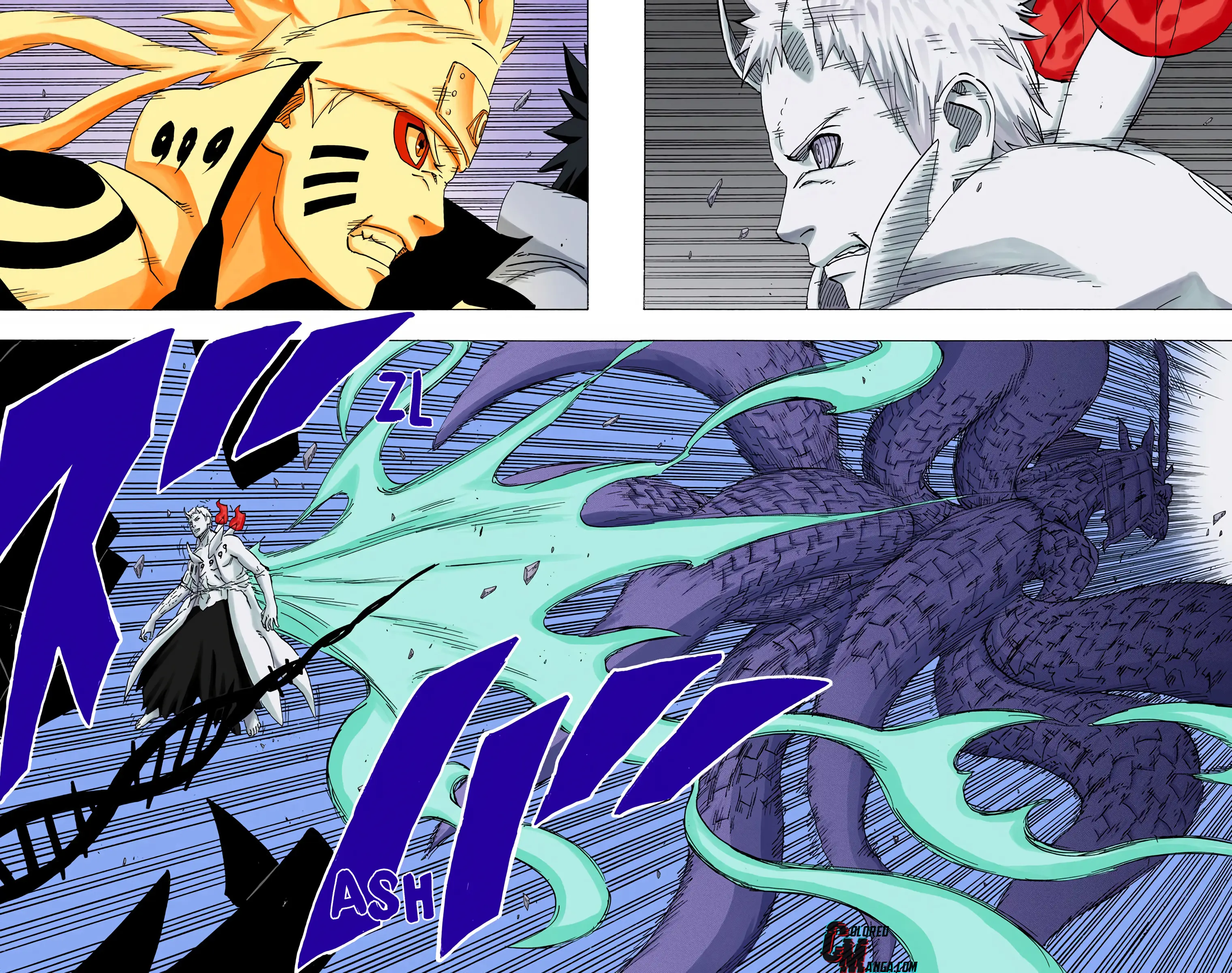Naruto Colored Manga Online, chapter 651, page 14