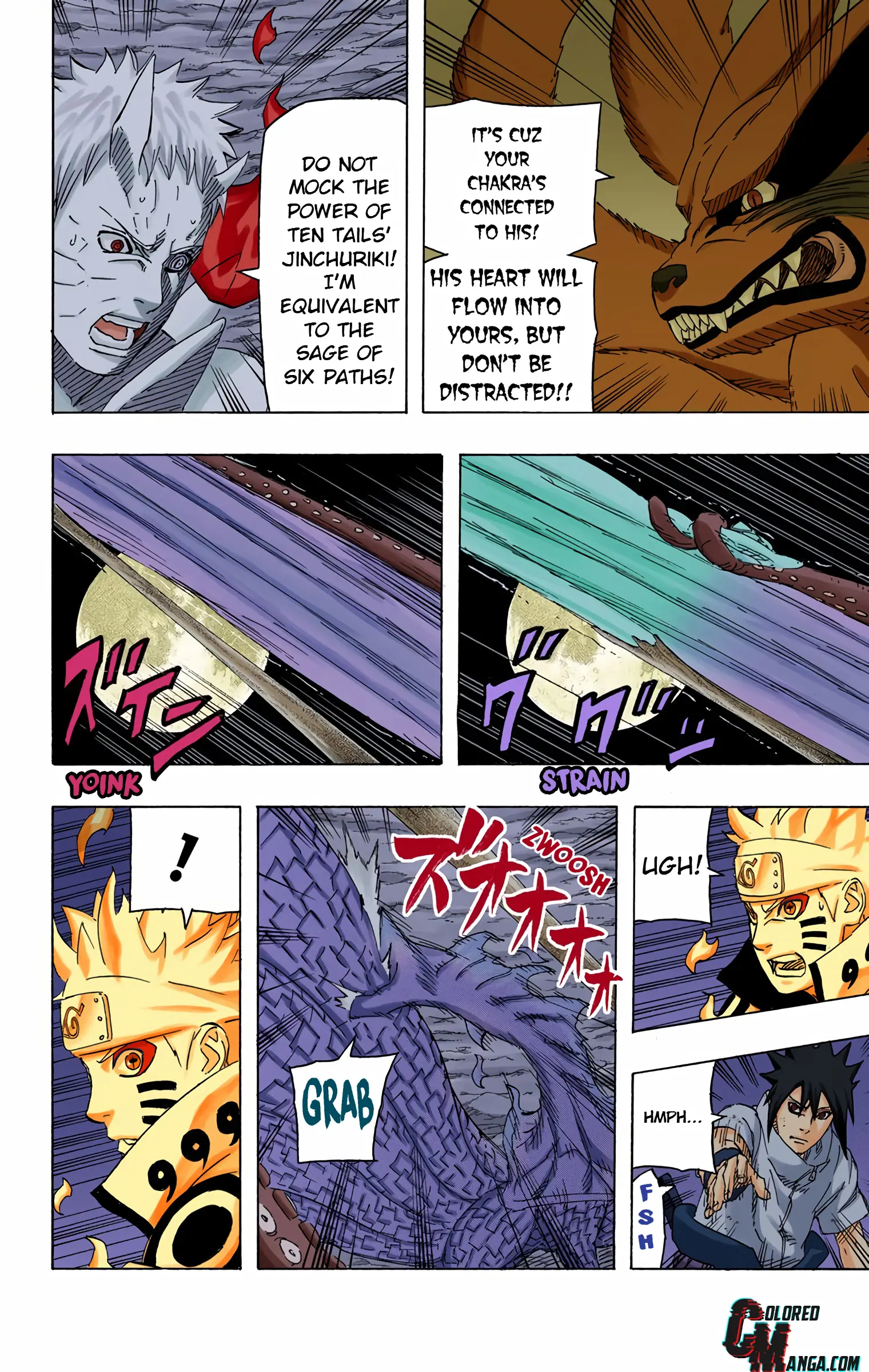 Naruto Colored Manga Online, chapter 652, page 10