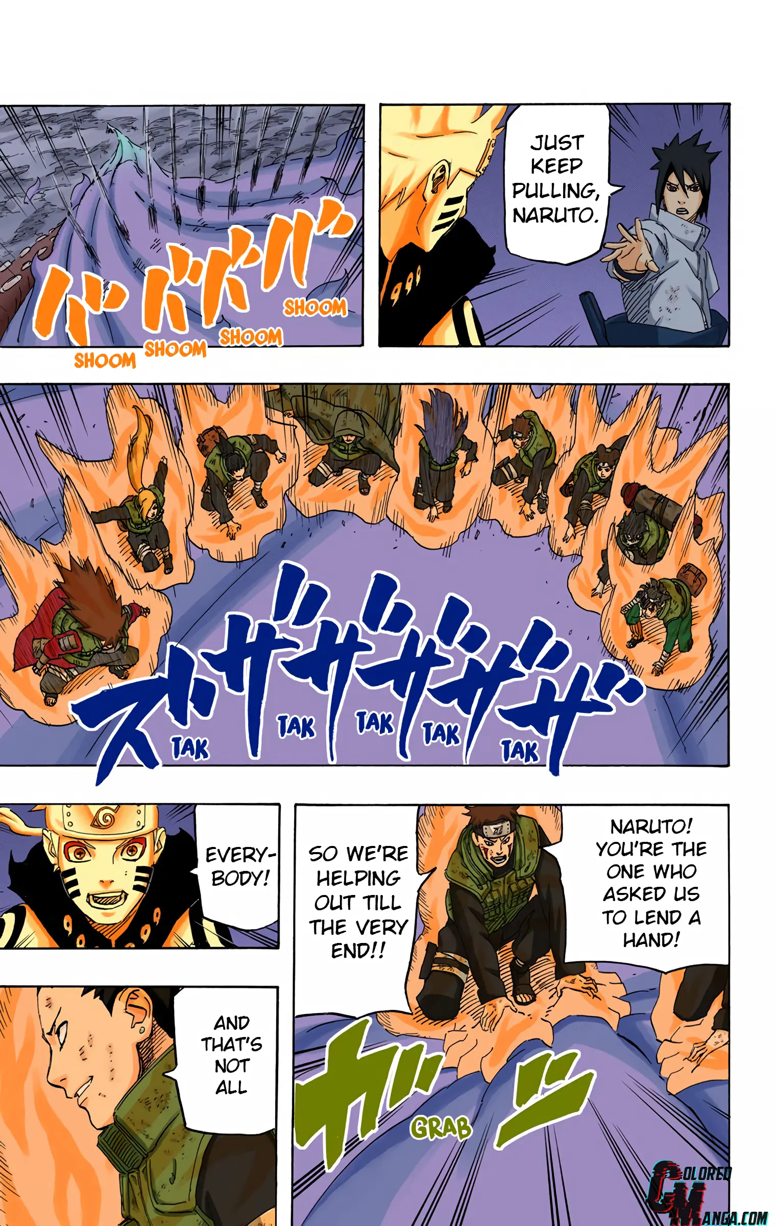 Naruto Colored Manga Online, chapter 652, page 11