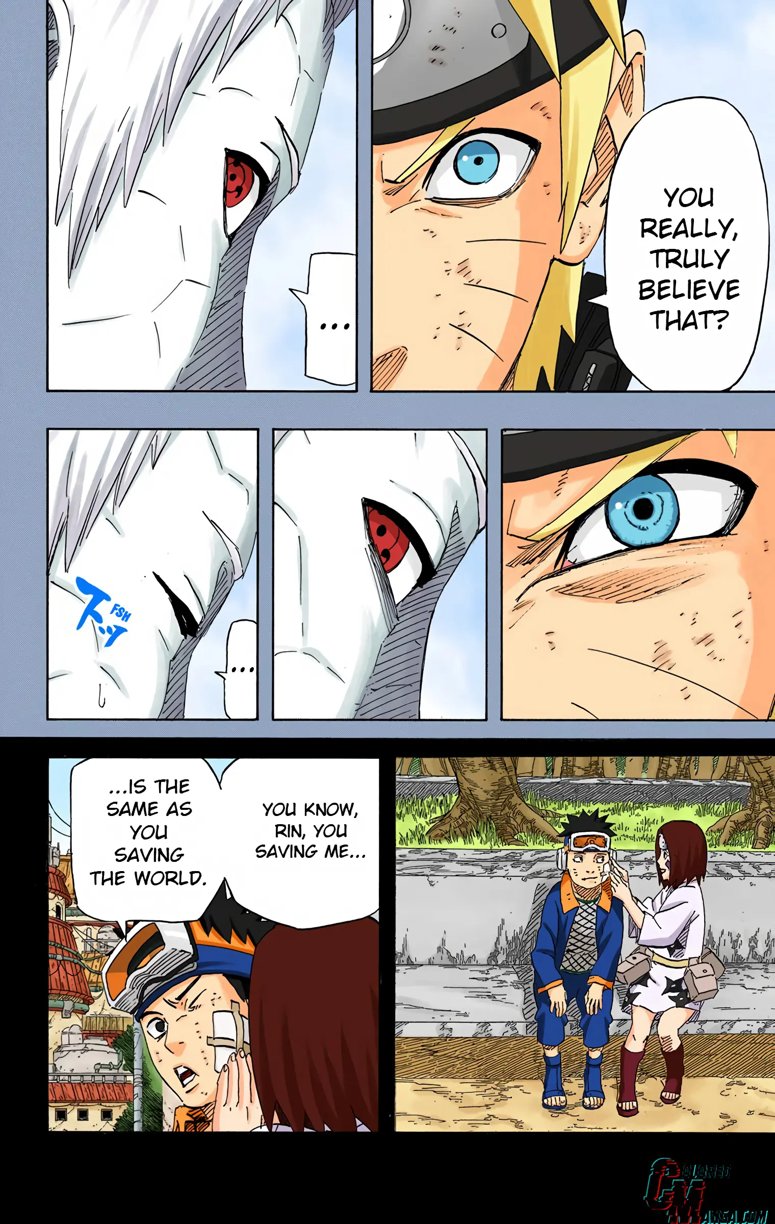 Naruto Colored Manga Online, chapter 653, page 6