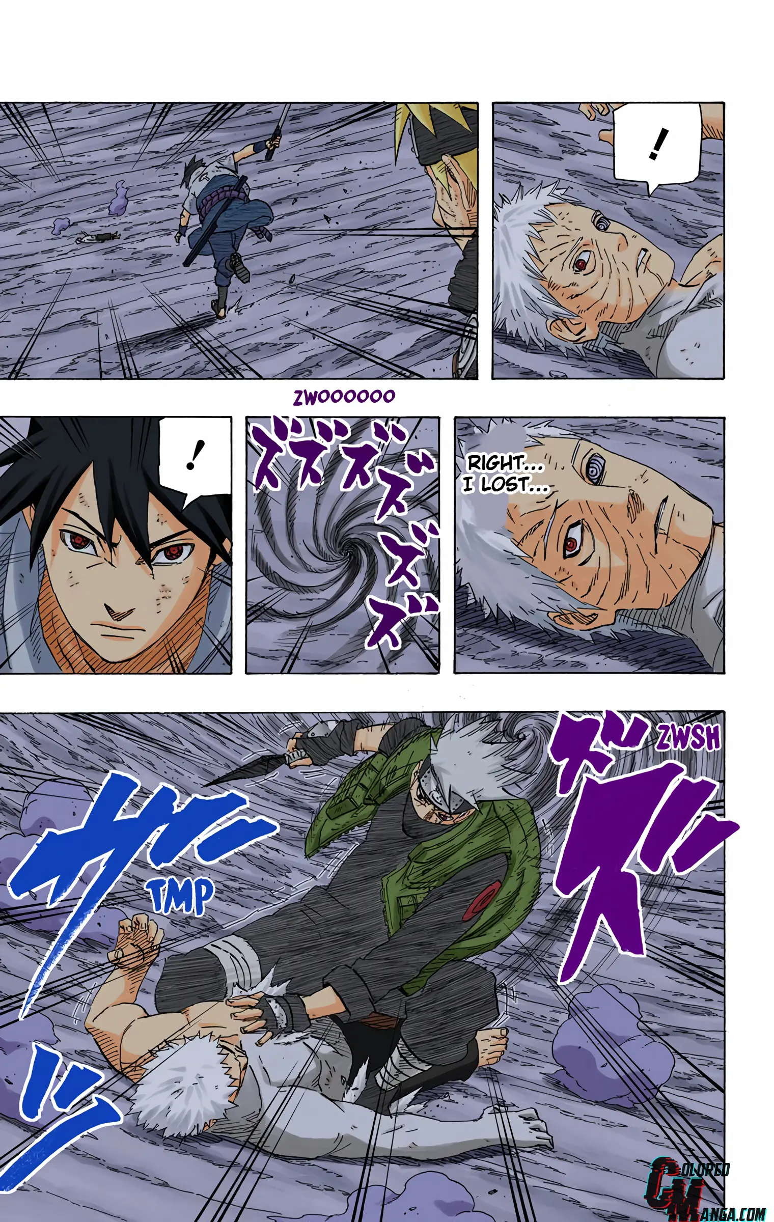 Naruto Colored Manga Online, chapter 655, page 3