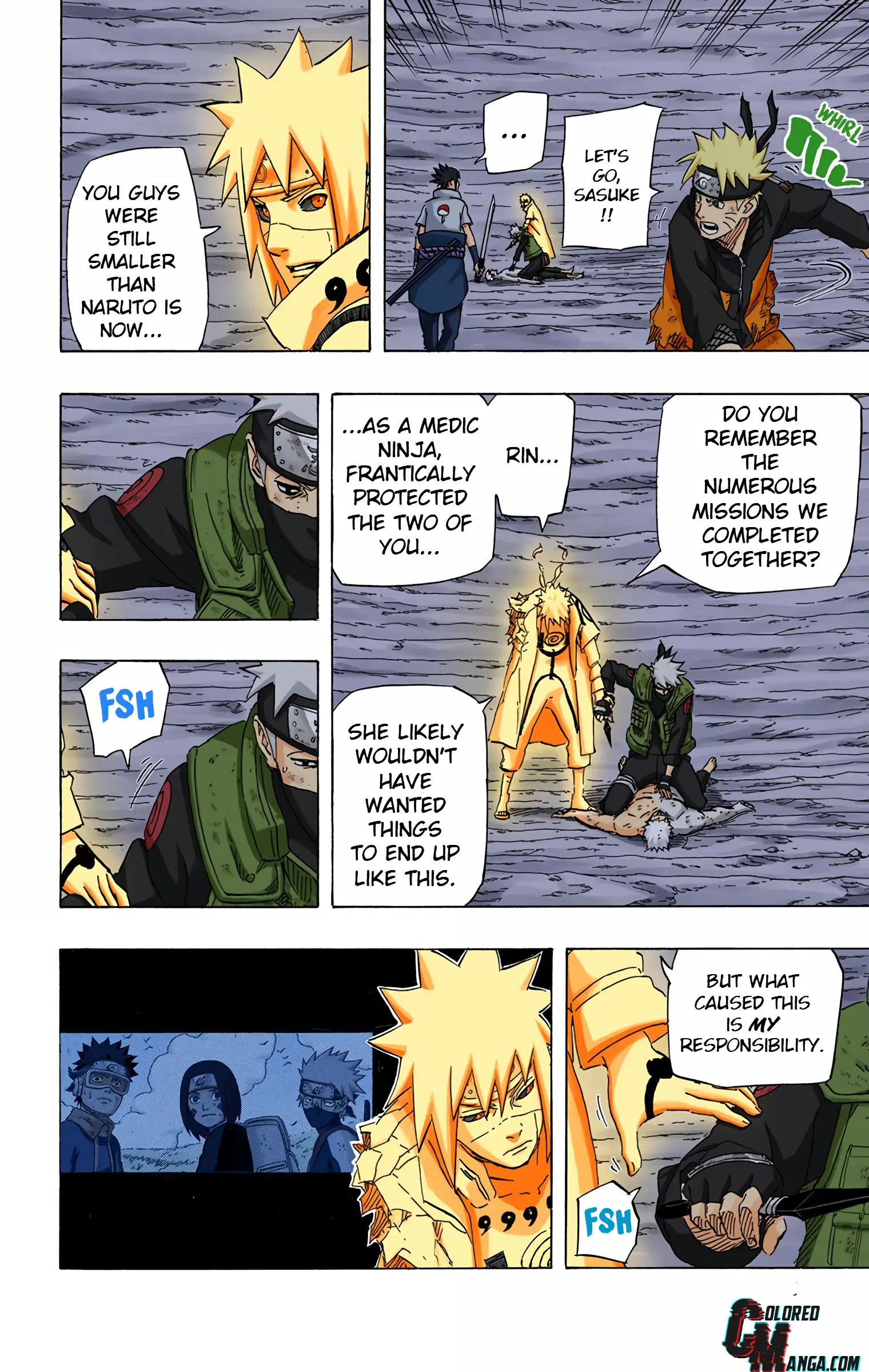 Naruto Colored Manga Online, chapter 655, page 8