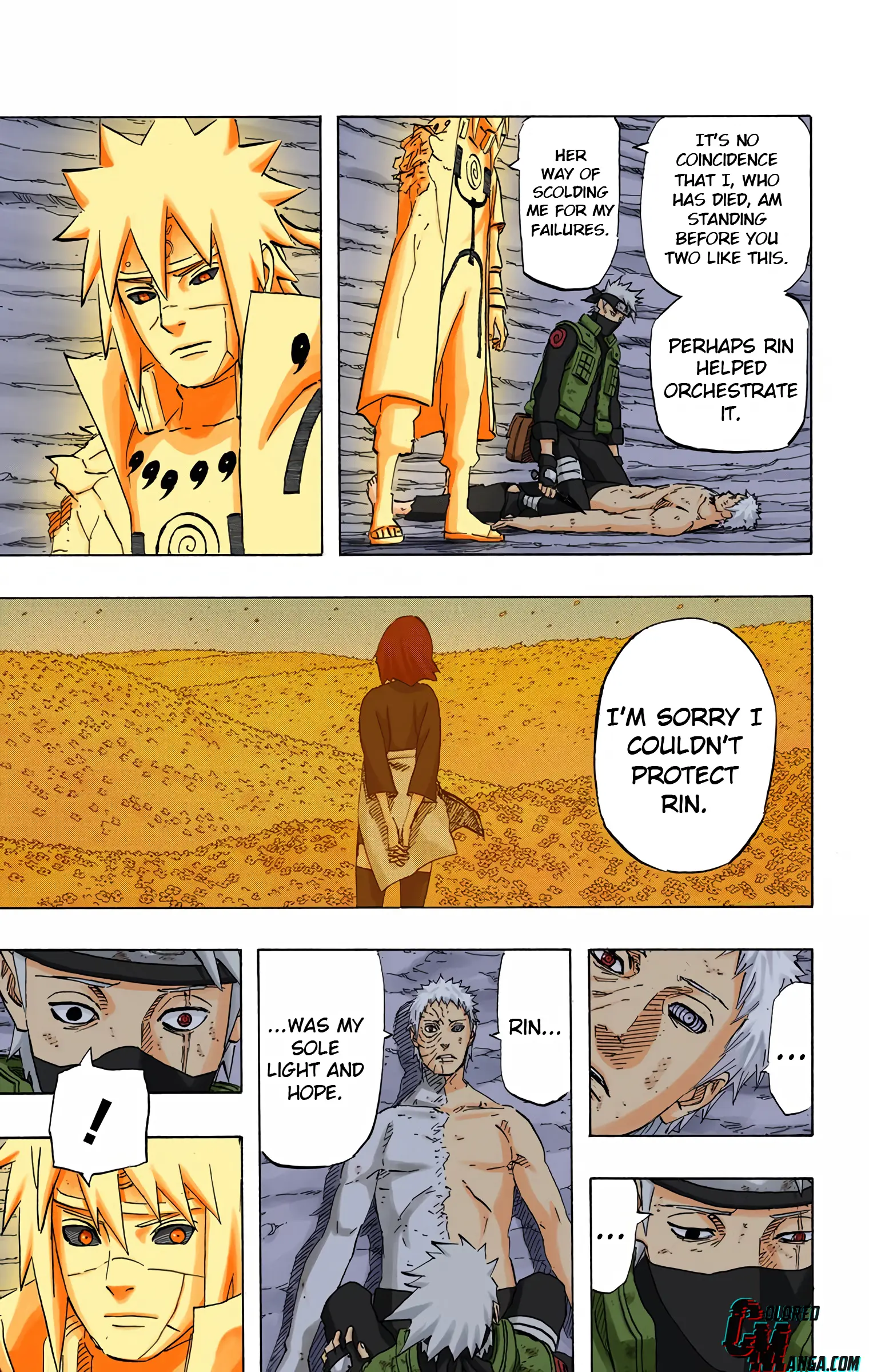 Naruto Colored Manga Online, chapter 655, page 9