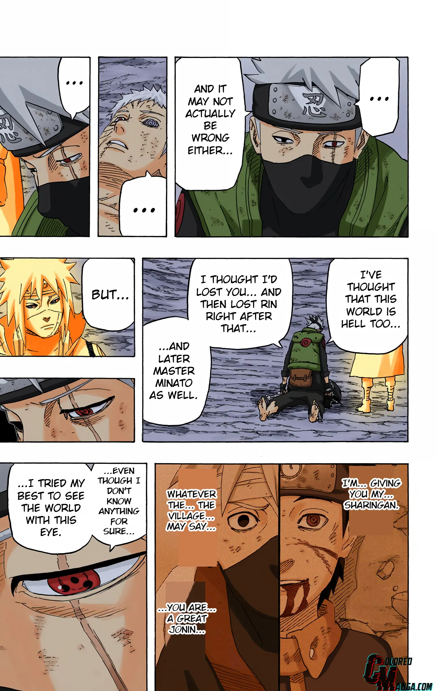 Naruto Colored Manga Online, chapter 655, page 11