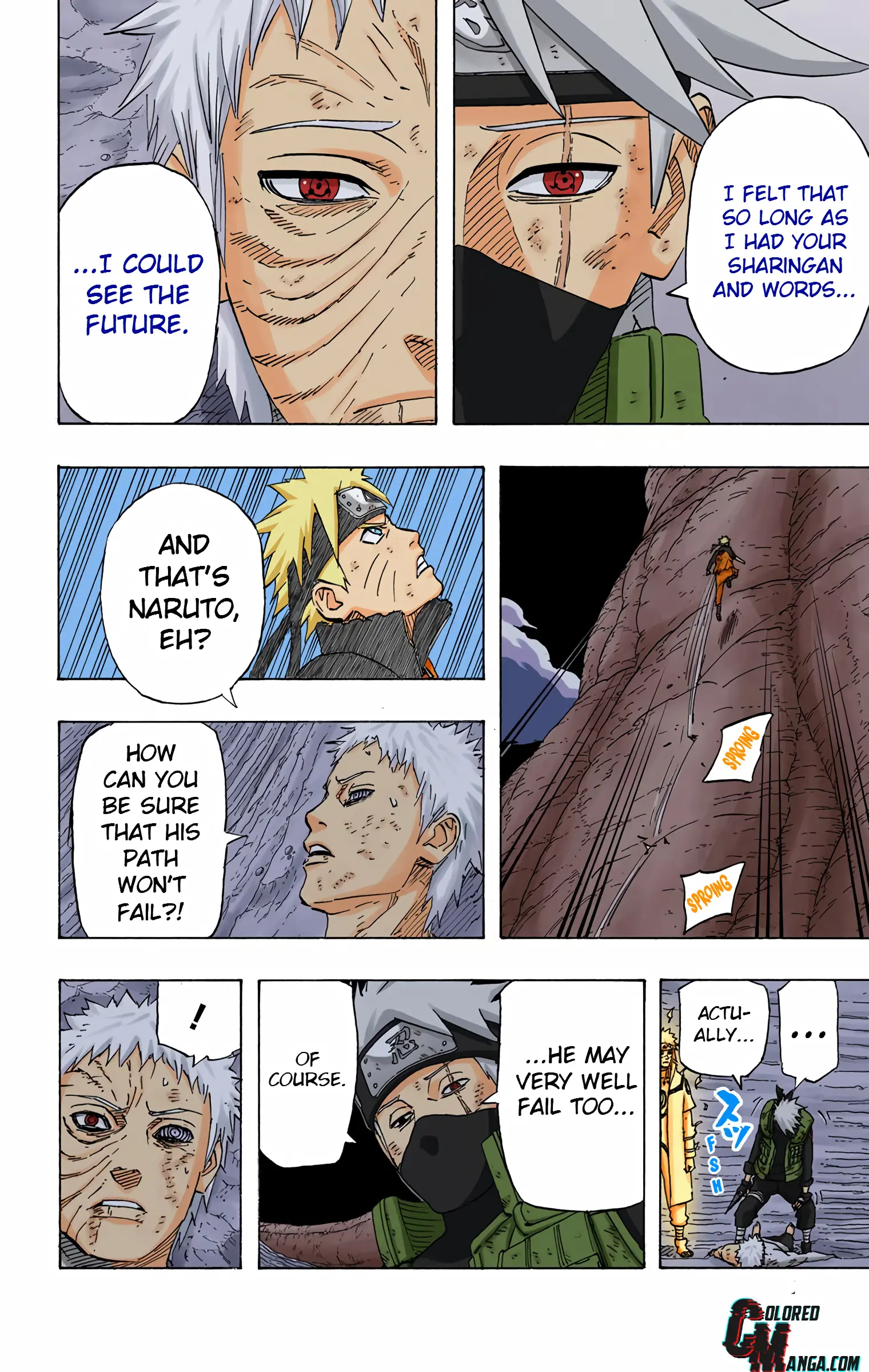 Naruto Colored Manga Online, chapter 655, page 12