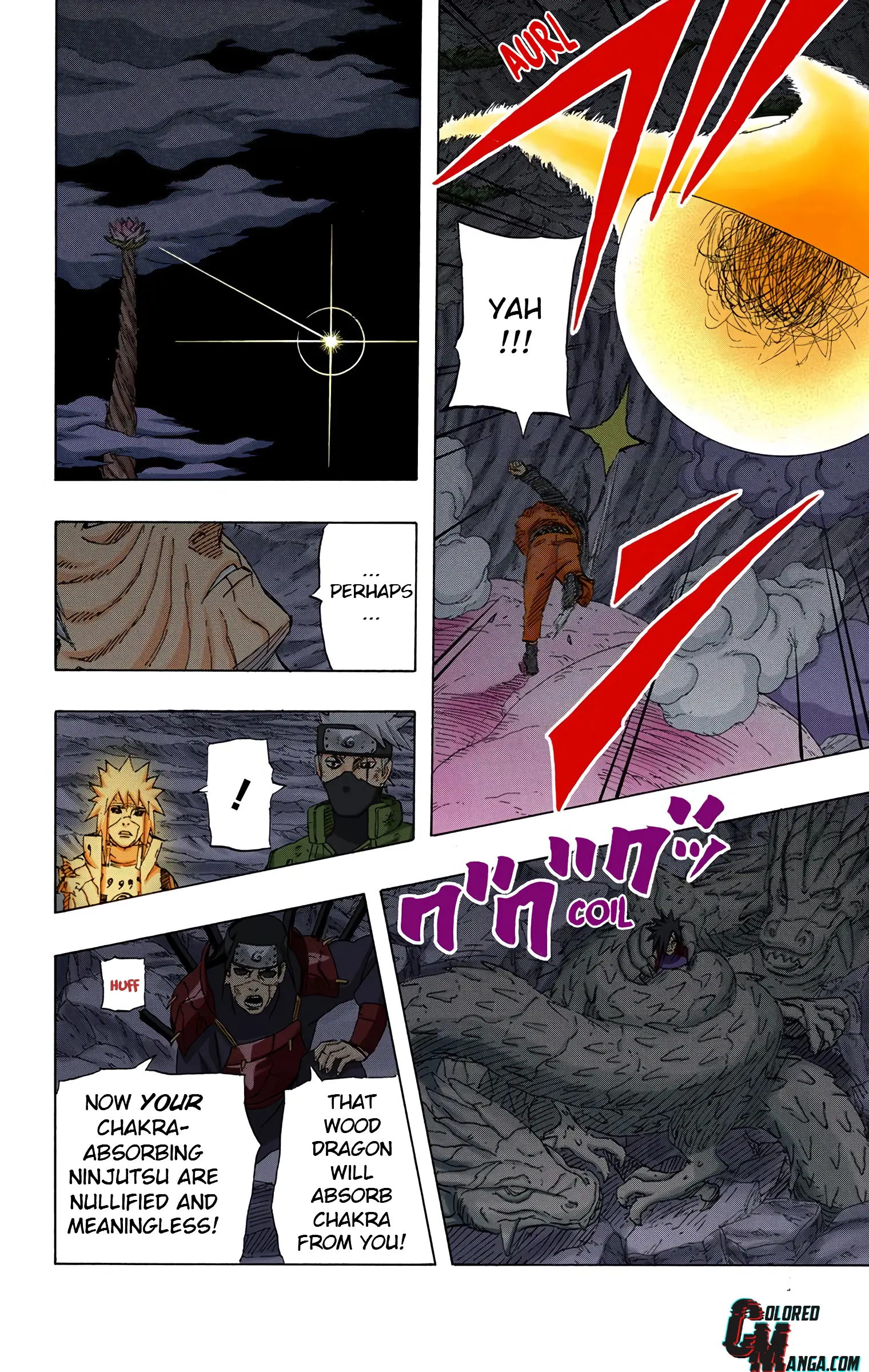 Naruto Colored Manga Online, chapter 656, page 2