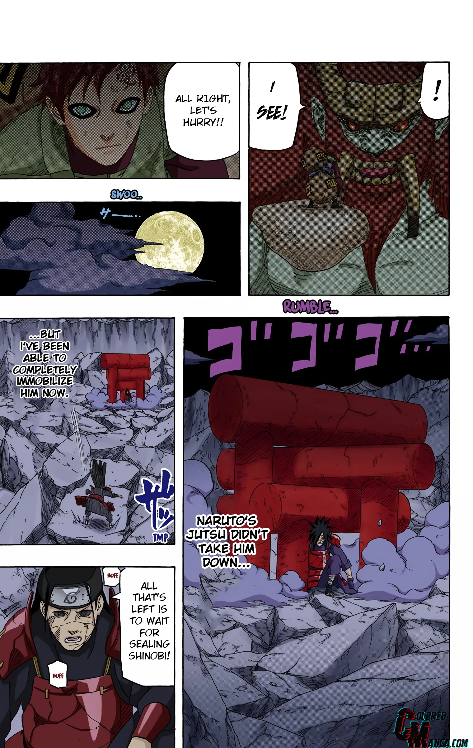 Naruto Colored Manga Online, chapter 656, page 7
