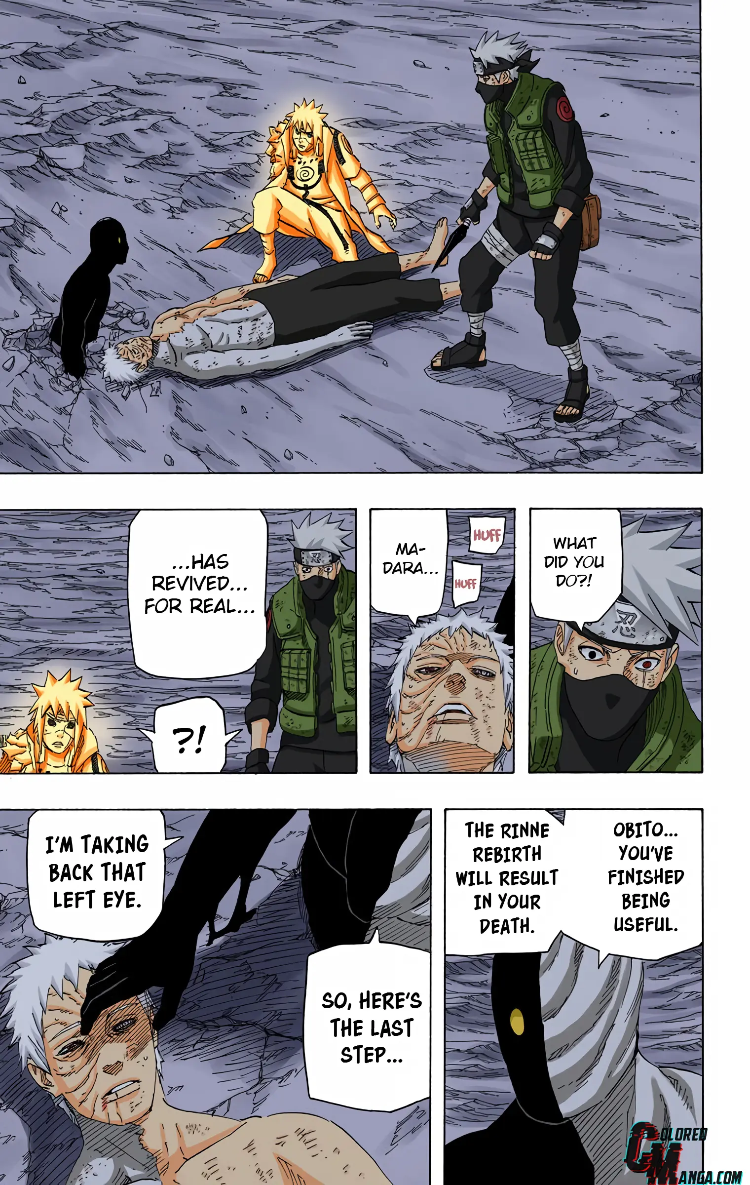 Naruto Colored Manga Online, chapter 657, page 9
