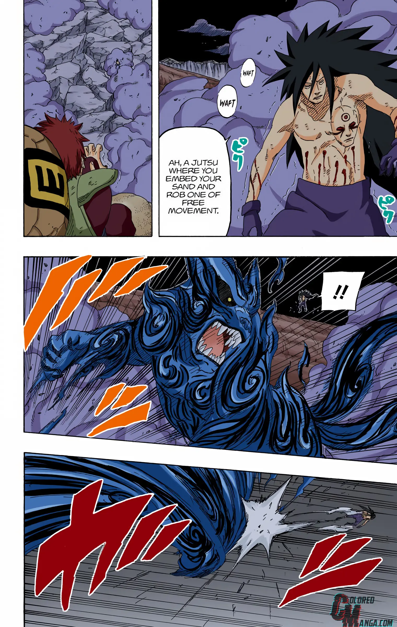 Naruto Colored Manga Online, chapter 658, page 12