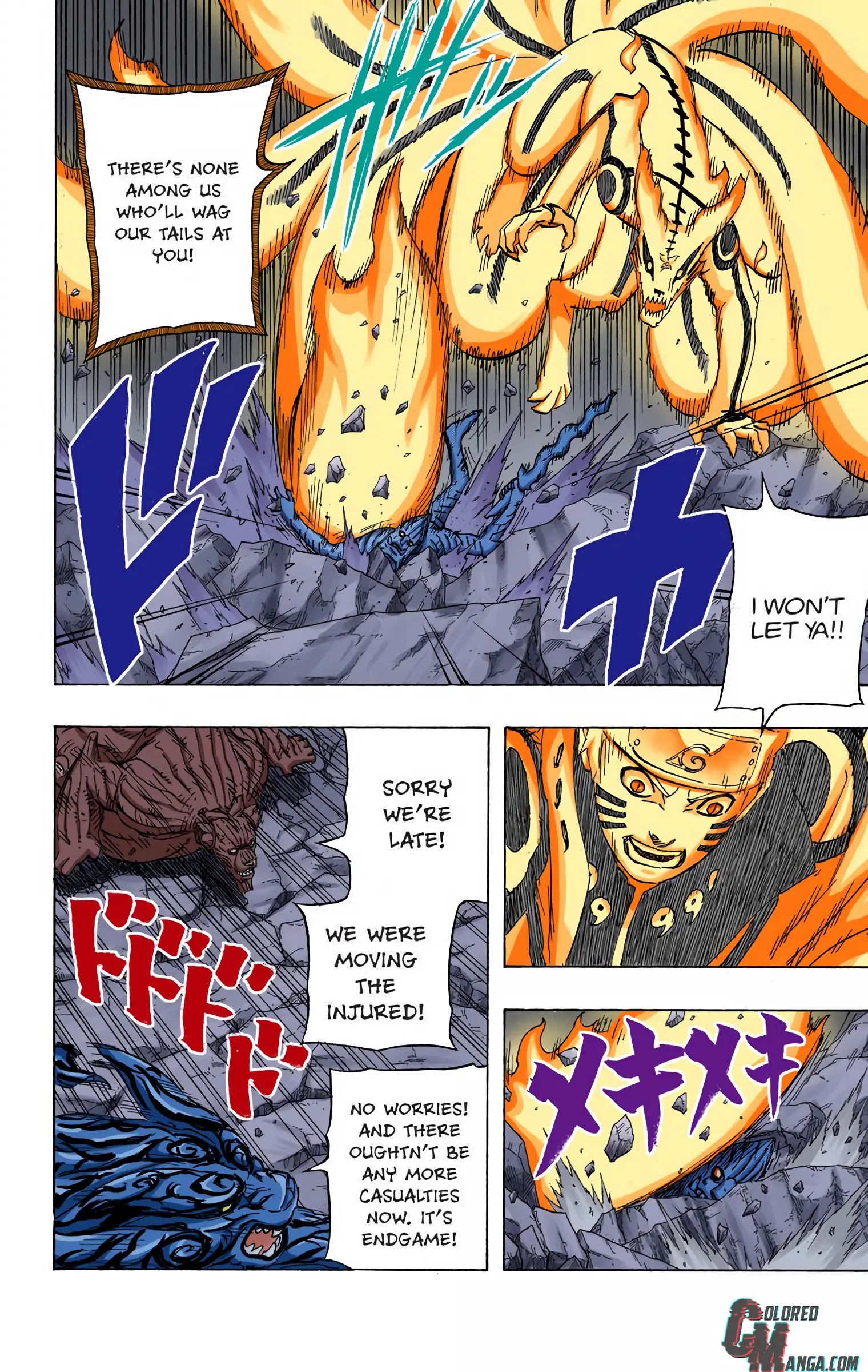 Naruto Colored Manga Online, chapter 658, page 18