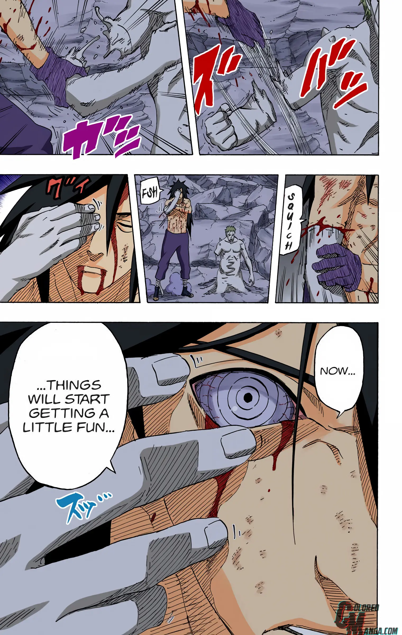Naruto Colored Manga Online, chapter 658, page 22