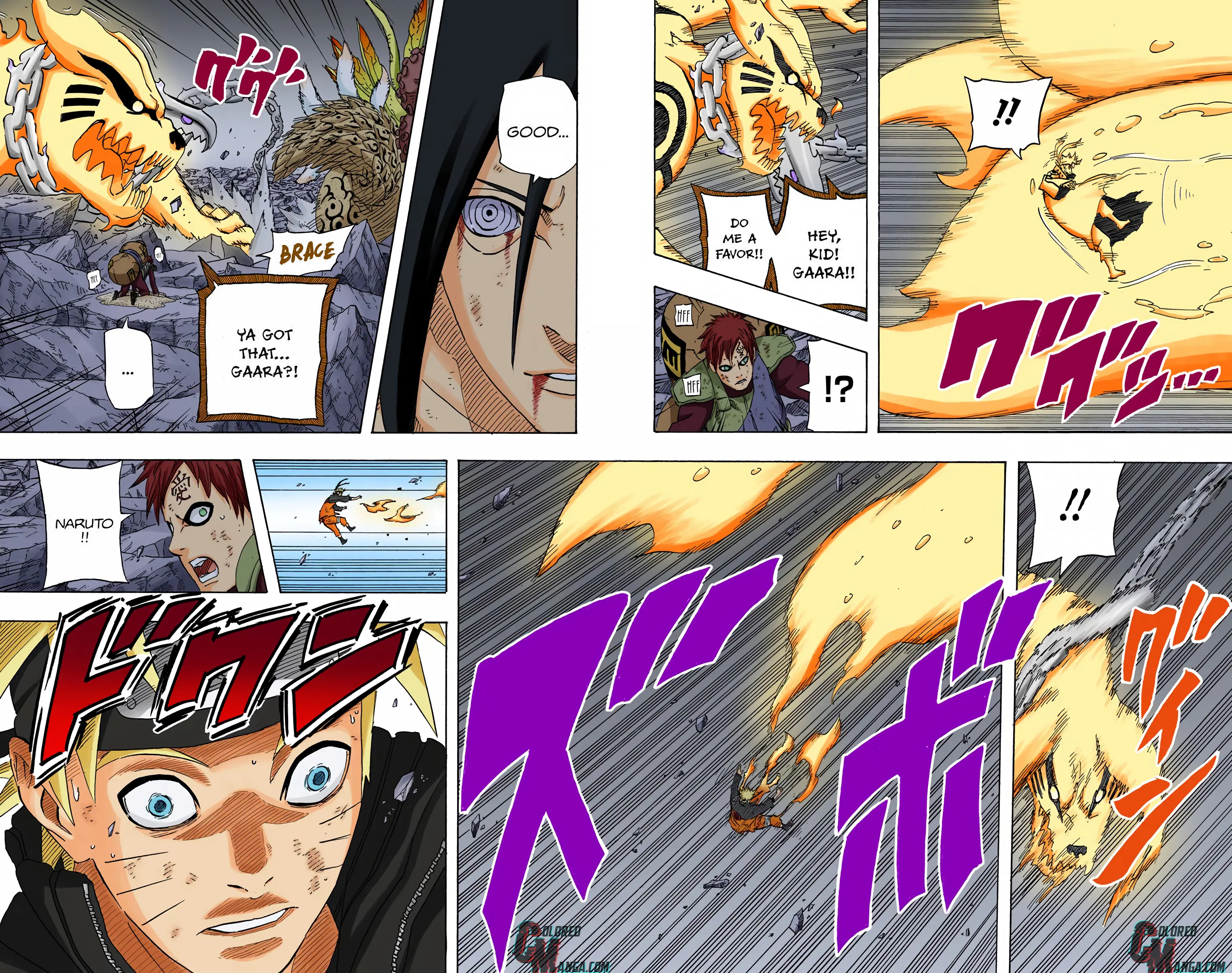 Naruto Colored Manga Online, chapter 660, page 16