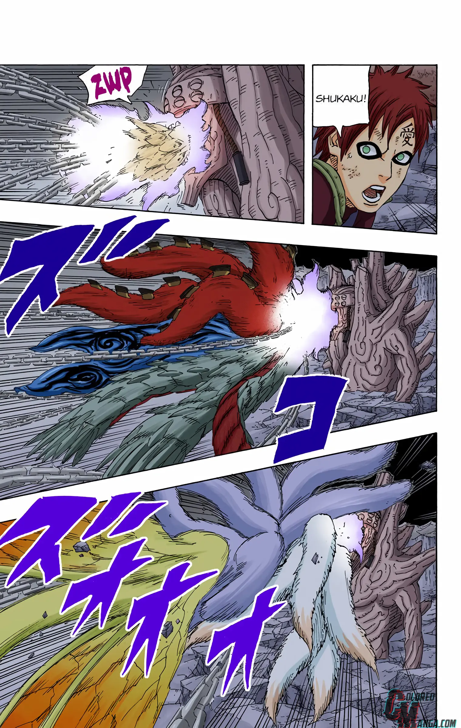 Naruto Colored Manga Online, chapter 661, page 3