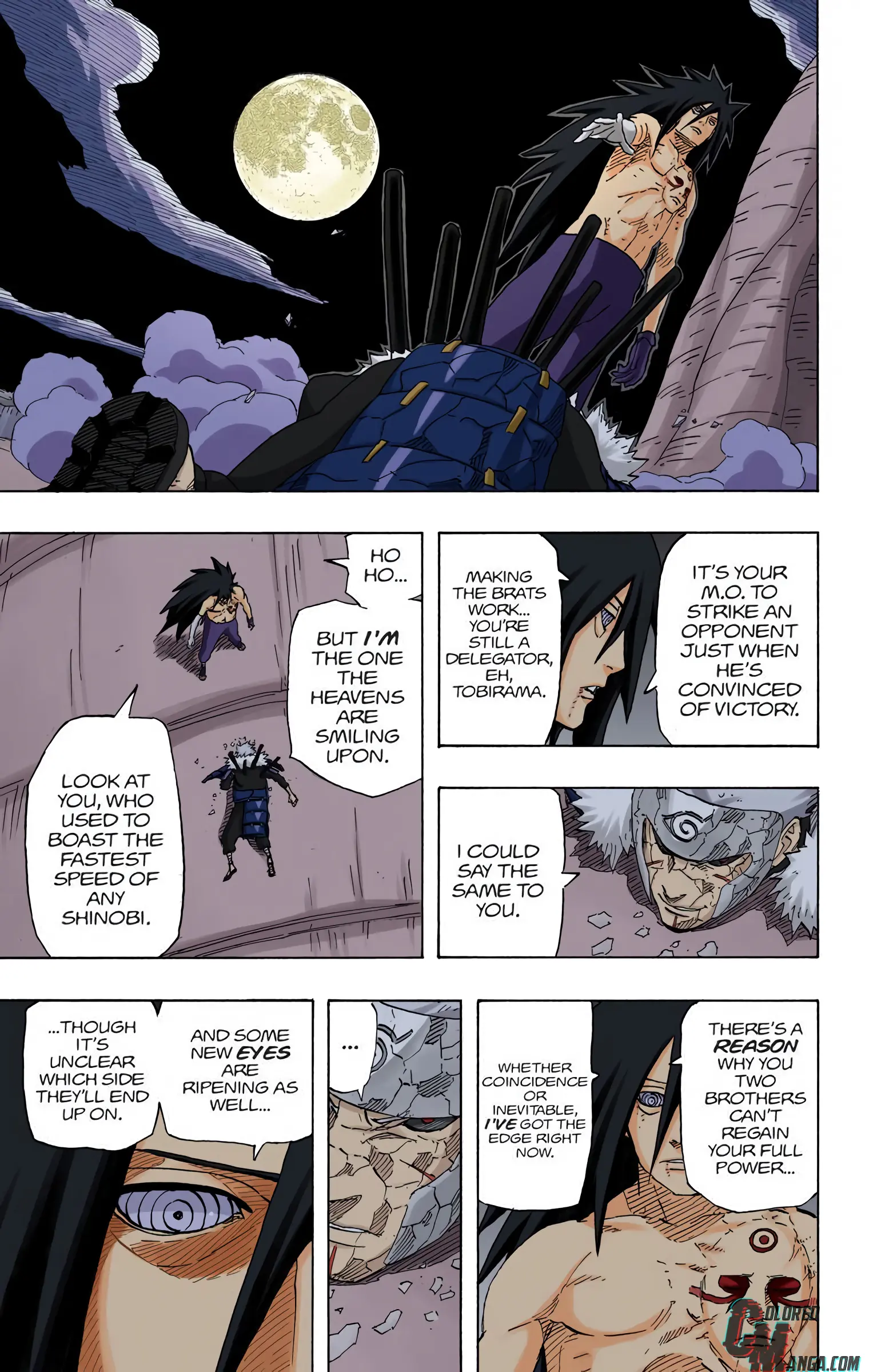 Naruto Colored Manga Online, chapter 661, page 9