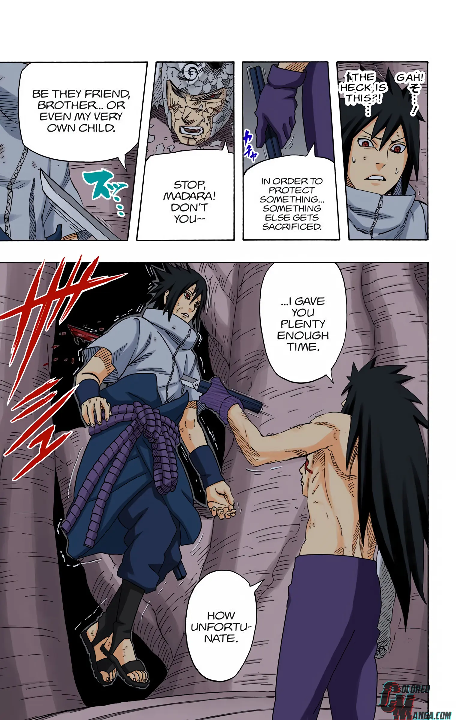 Naruto Colored Manga Online, chapter 661, page 17