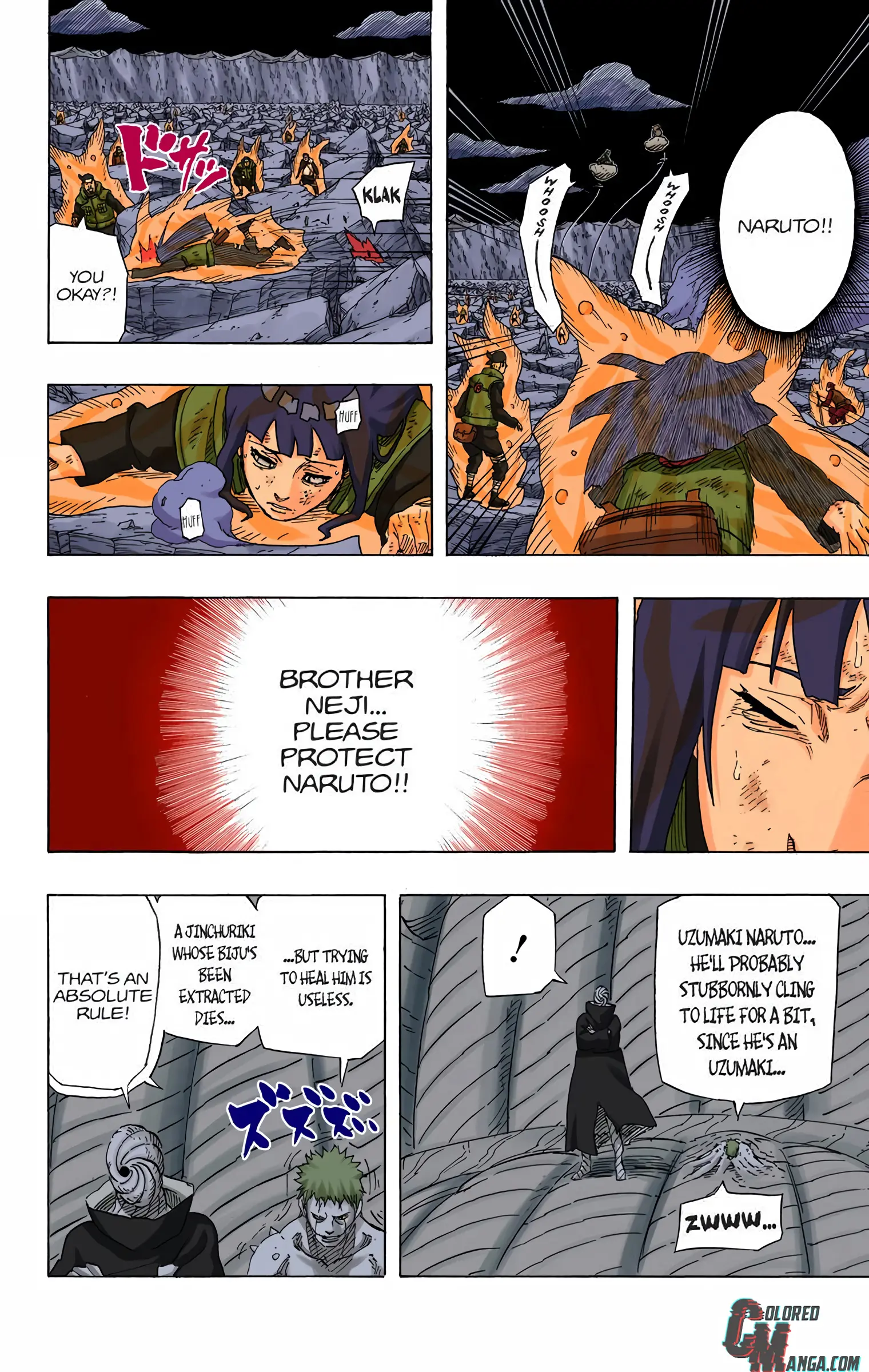 Naruto Colored Manga Online, chapter 662, page 14