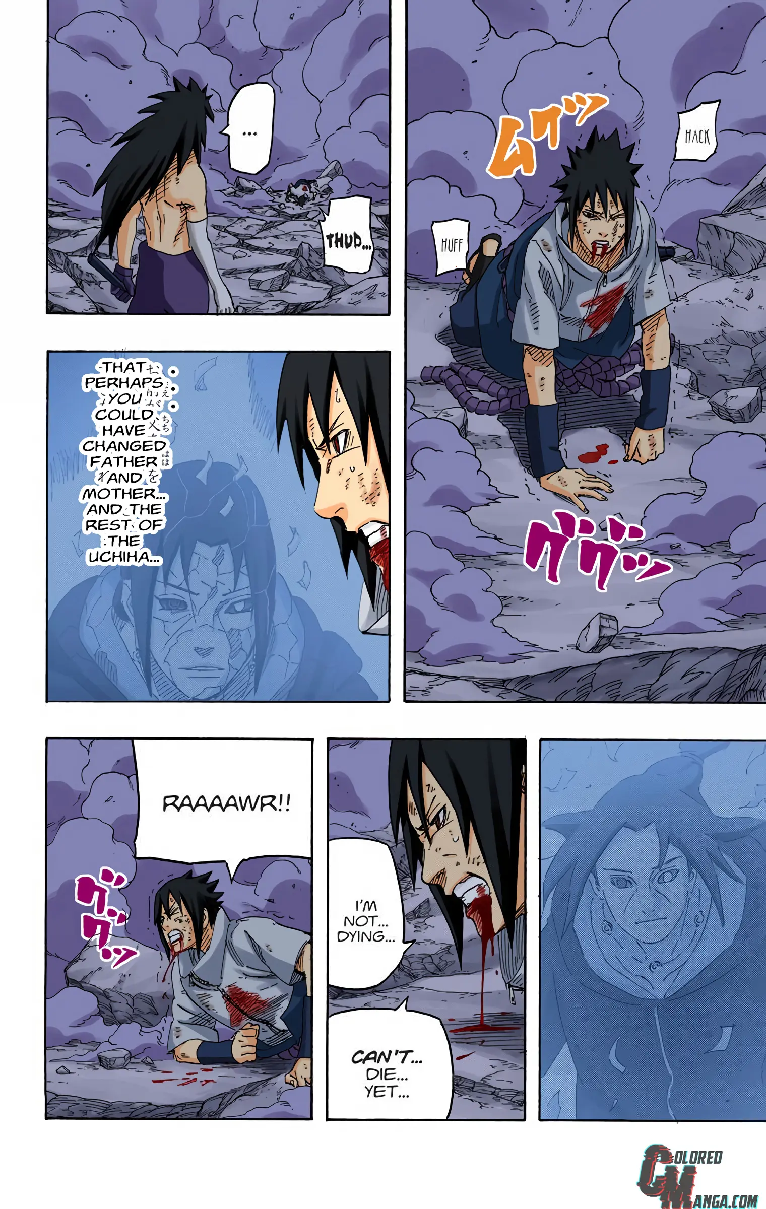 Naruto Colored Manga Online, chapter 662, page 16