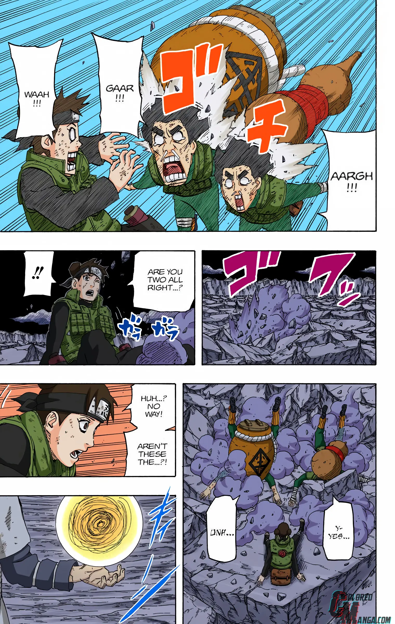 Naruto Colored Manga Online, chapter 664, page 7