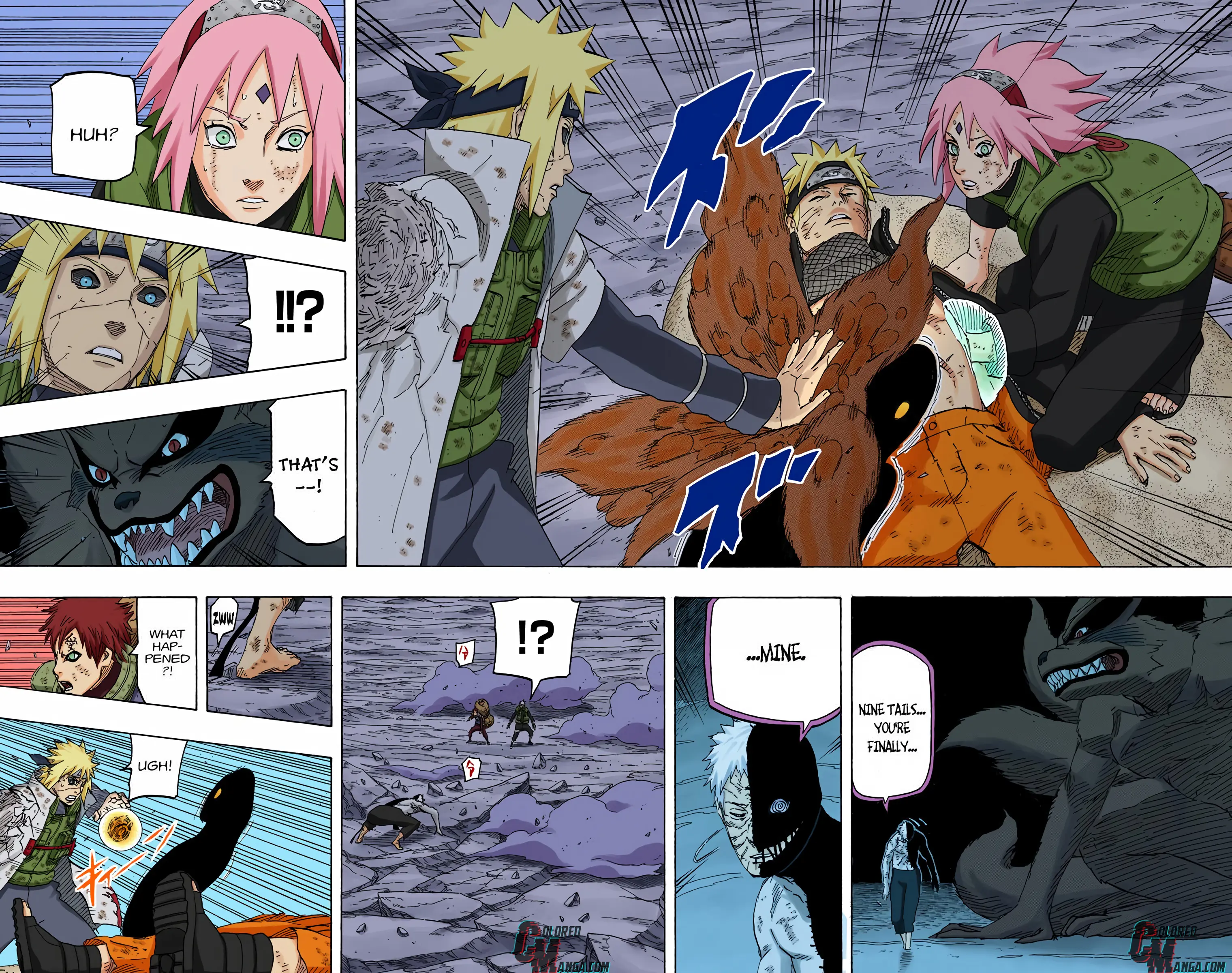Naruto Colored Manga Online, chapter 664, page 14