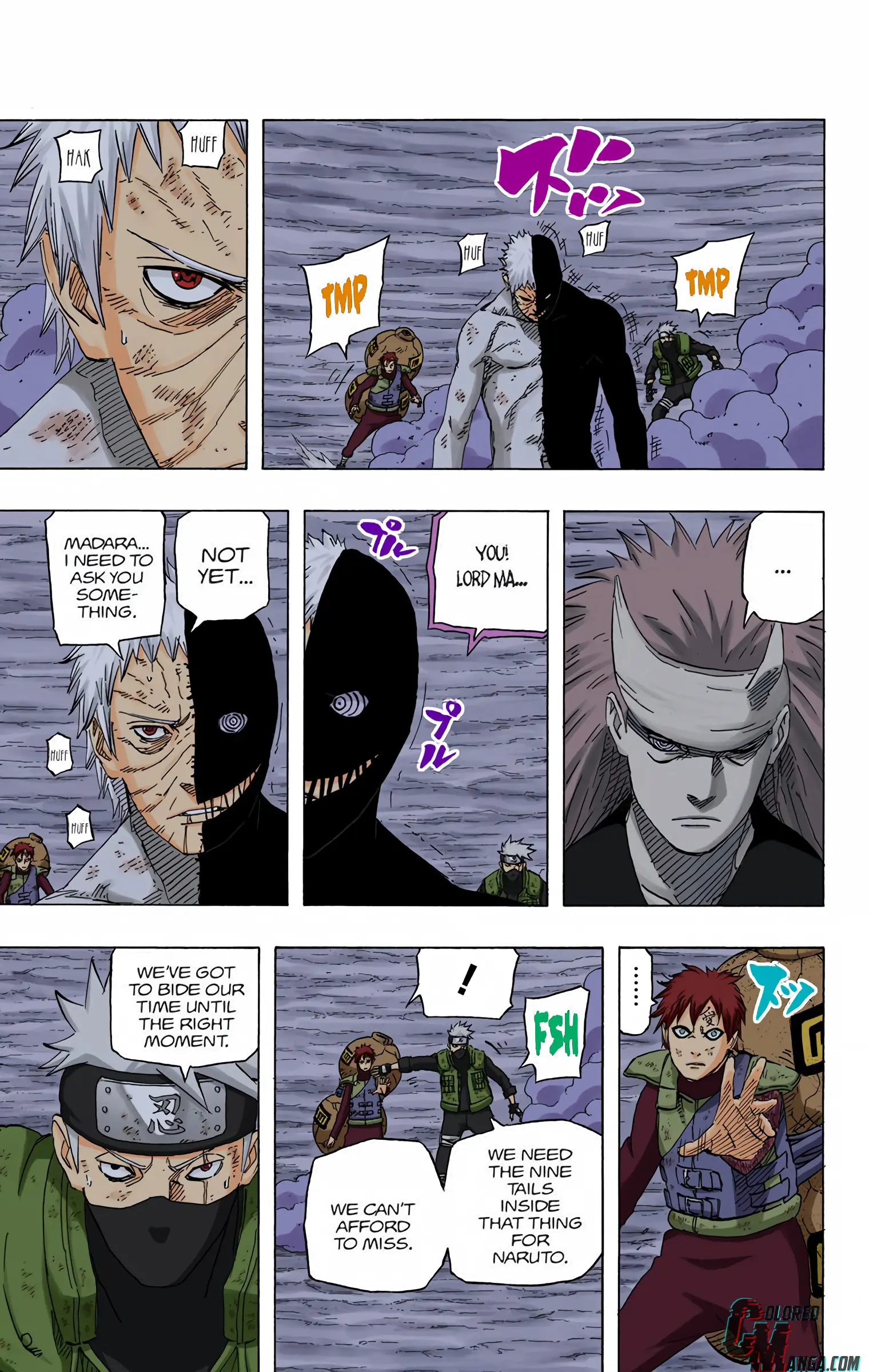 Naruto Colored Manga Online, chapter 665, page 3
