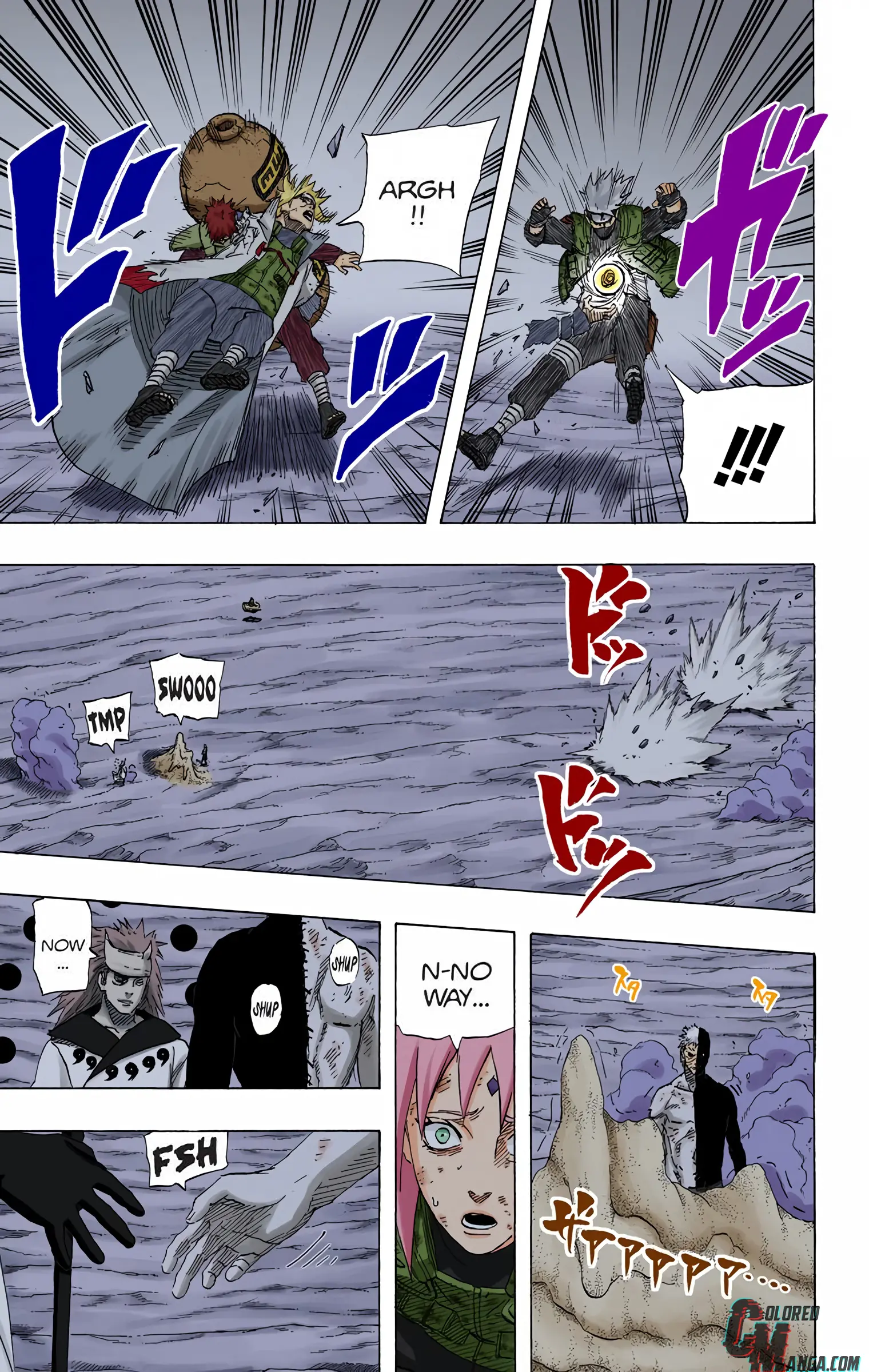 Naruto Colored Manga Online, chapter 665, page 13