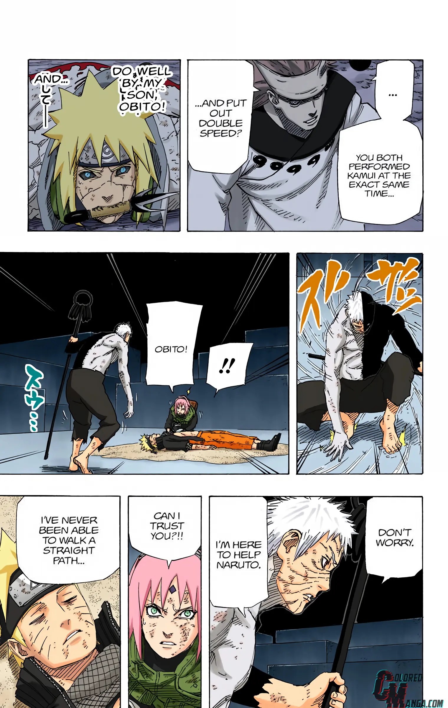 Naruto Colored Manga Online, chapter 666, page 15
