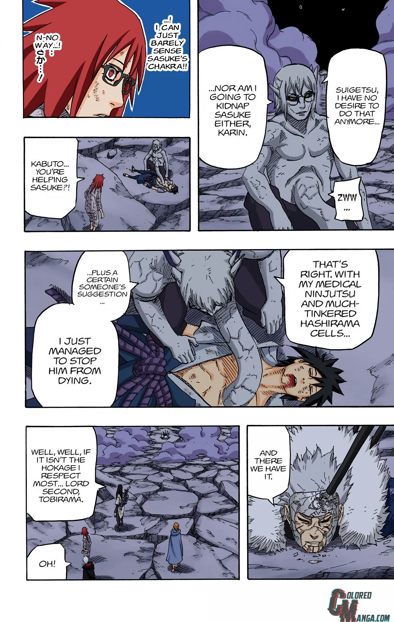 Naruto Colored Manga Online, chapter 667, page 4