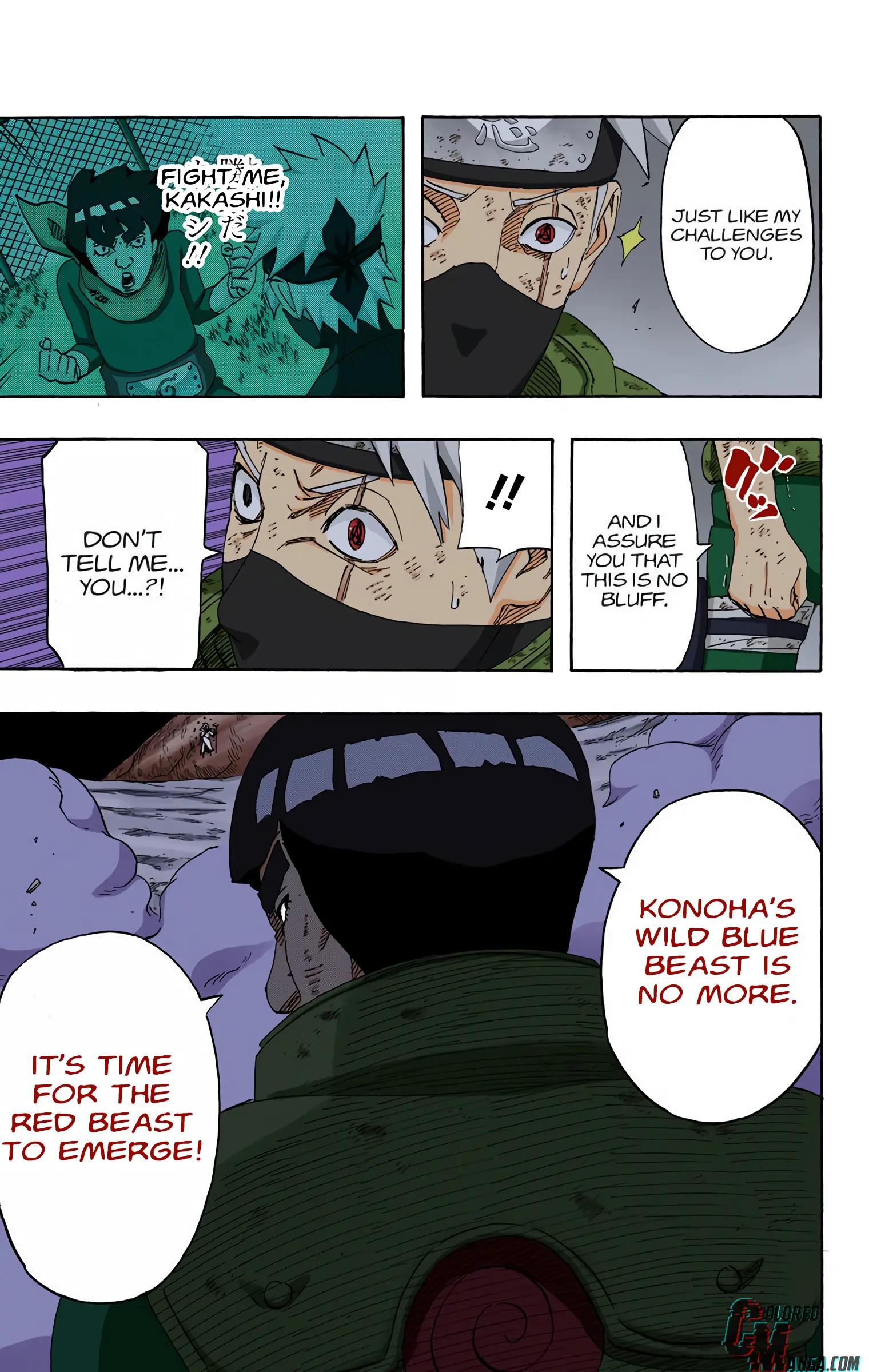 Naruto Colored Manga Online, chapter 667, page 17