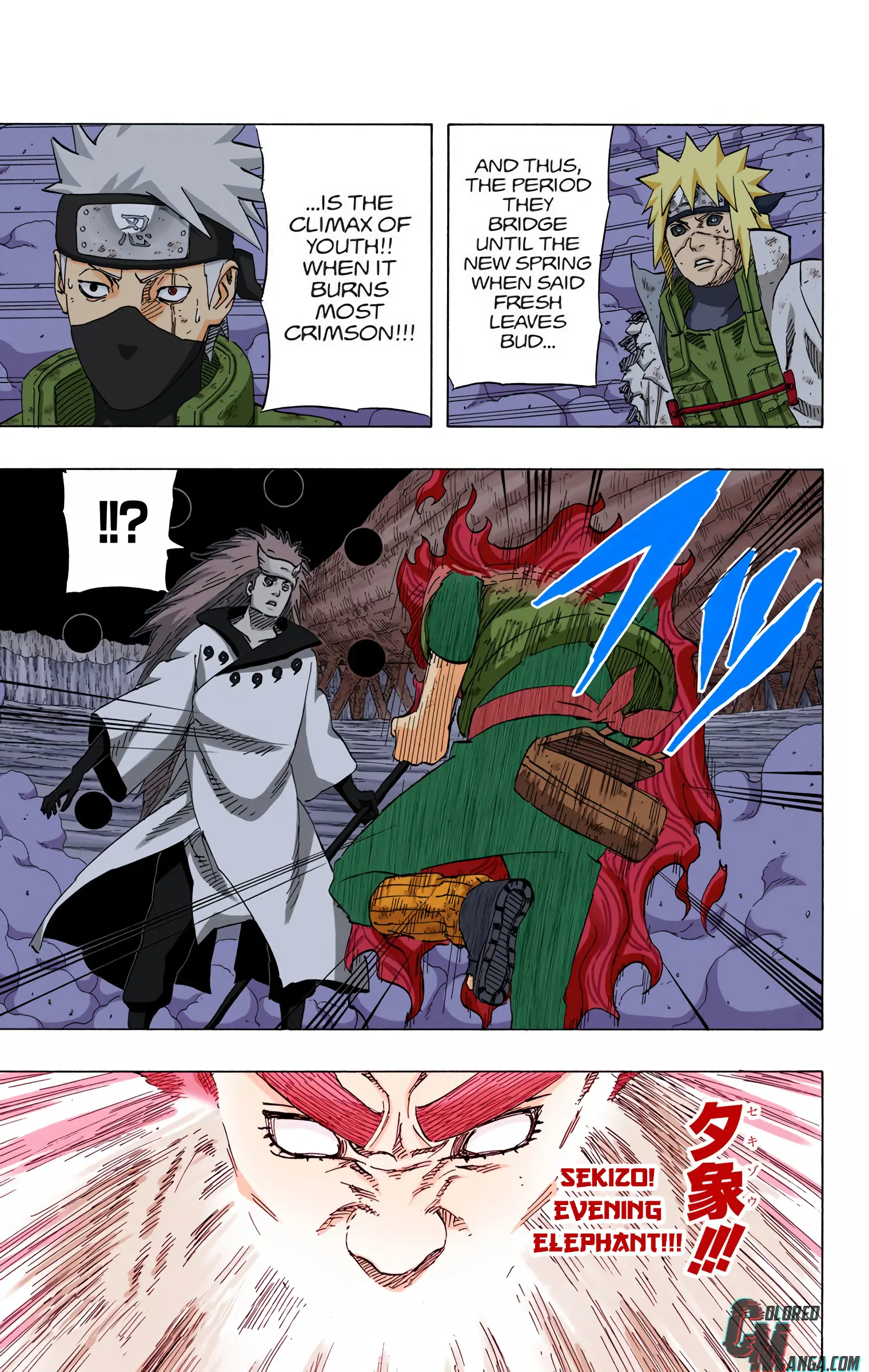 Naruto Colored Manga Online, chapter 668, page 16