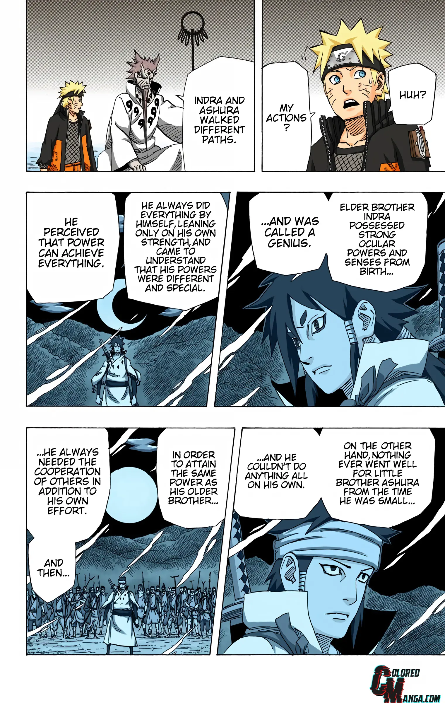 Naruto Colored Manga Online, chapter 670, page 14
